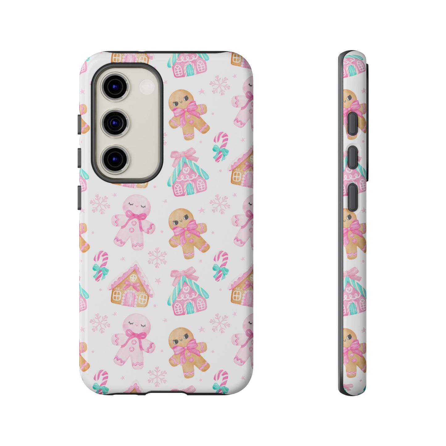Gingerbread House & Candy Cane Phone Case – Cute Holiday Cover for iPhone, Samsung & Pixel