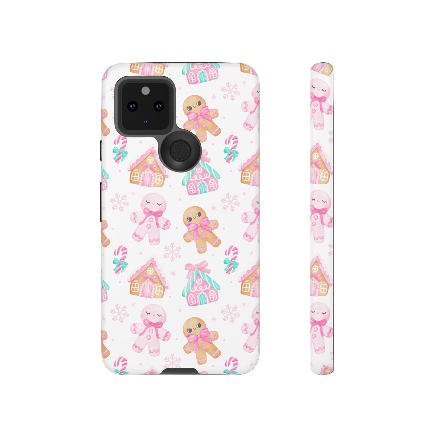 Gingerbread House & Candy Cane Phone Case – Cute Holiday Cover for iPhone, Samsung & Pixel