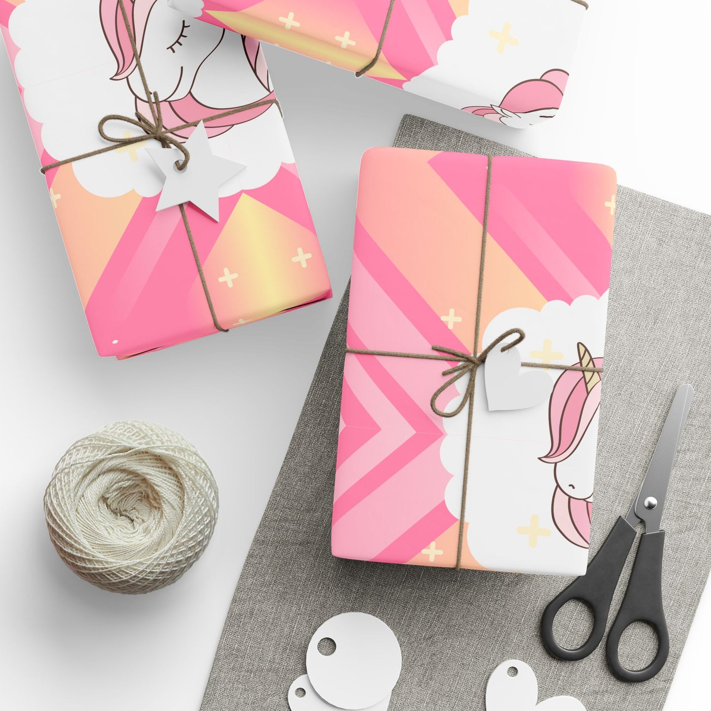 Pink Unicorn Wrapping Paper | Magical Gift Wrap for Birthdays & Celebrations
