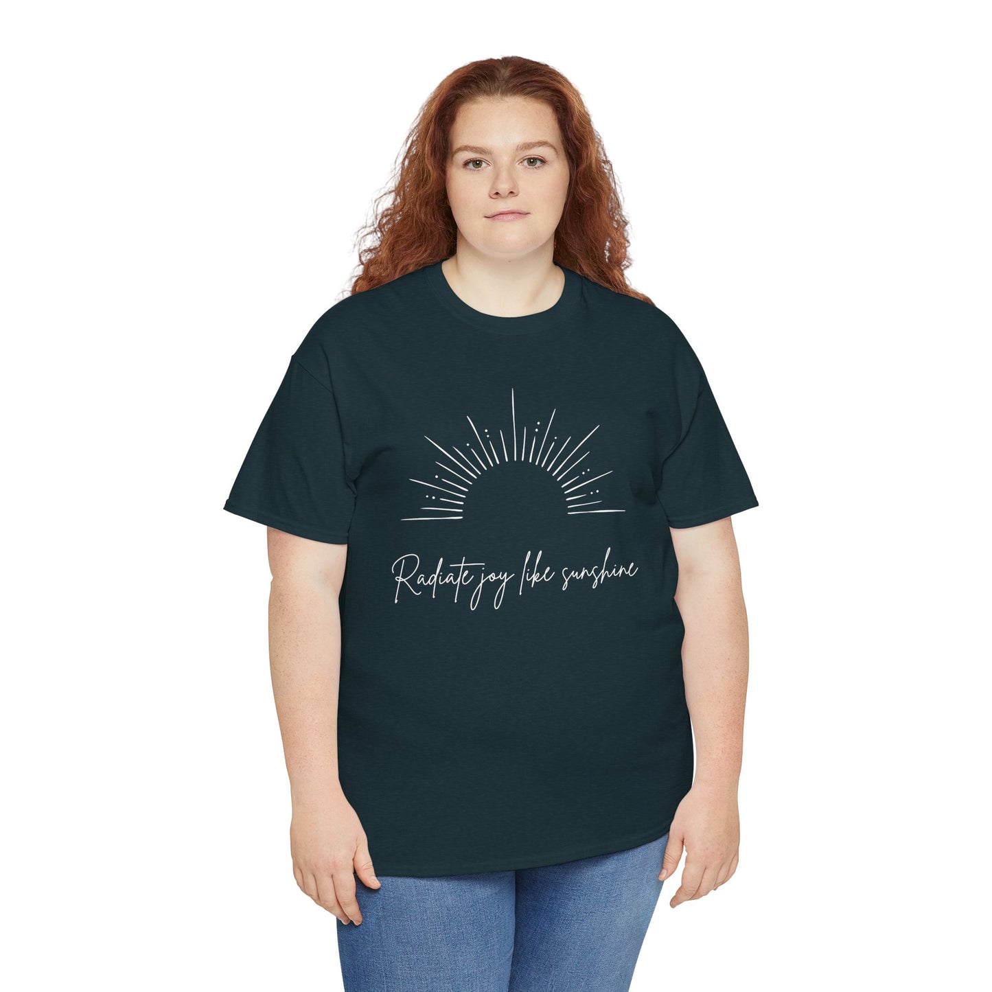 Radiate Joy Unisex Heavy Cotton Tee - Comfortable Casual Wear, Ideal for Gifting, Everyday Use, Perfect for Outdoor Activities, [...]