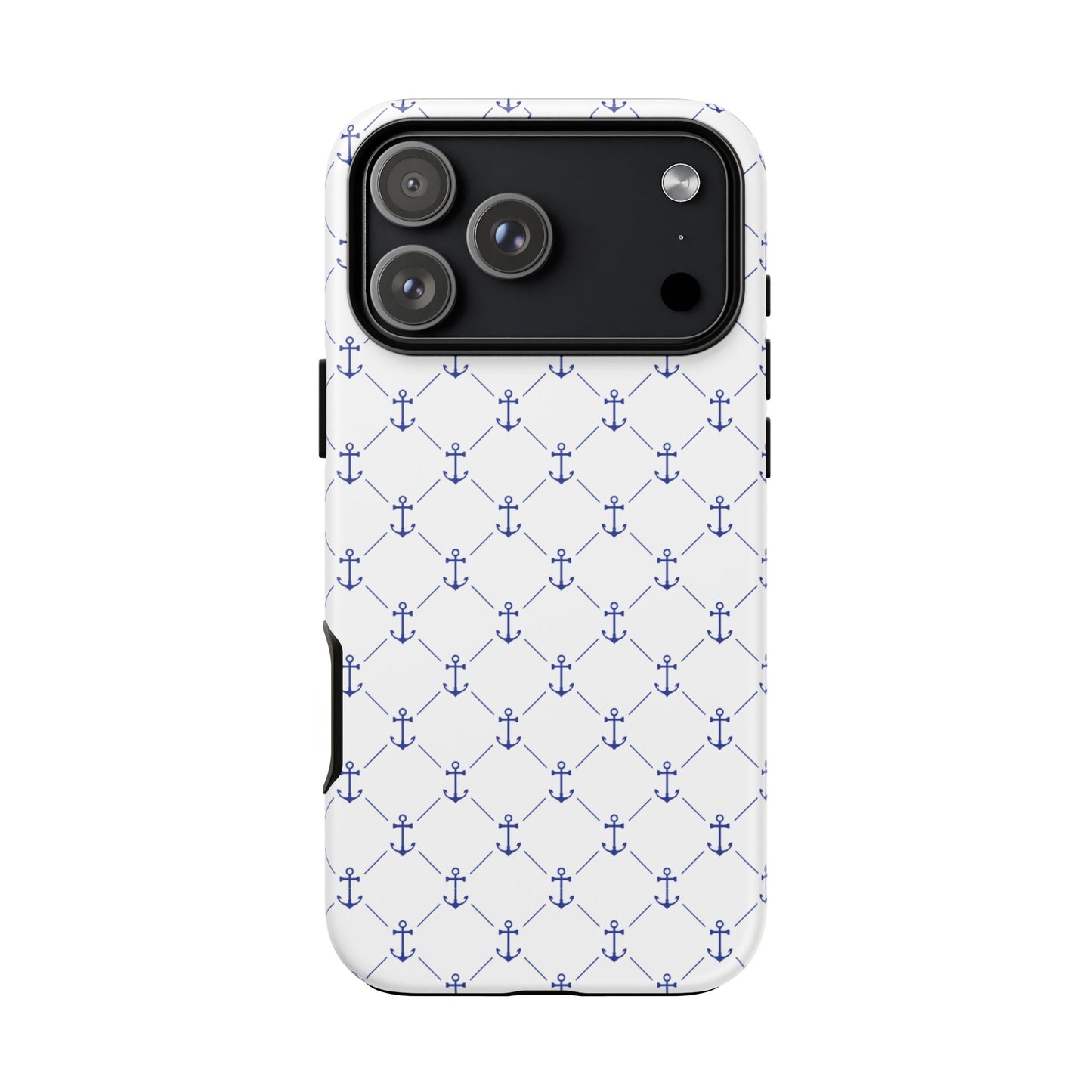 Blue Anchor Phone Case: Nautical Design for Maritime Lovers, Gifts for Sailors, Beach Lovers' Accessories, Great for Summer