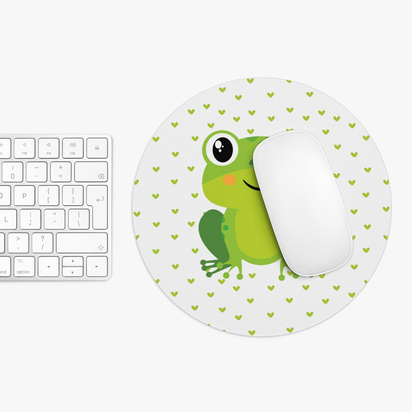 Cute Frog Mouse Pad, Desk Accessories, Green Frog Decor, Gifts for Teens, Office Supplies