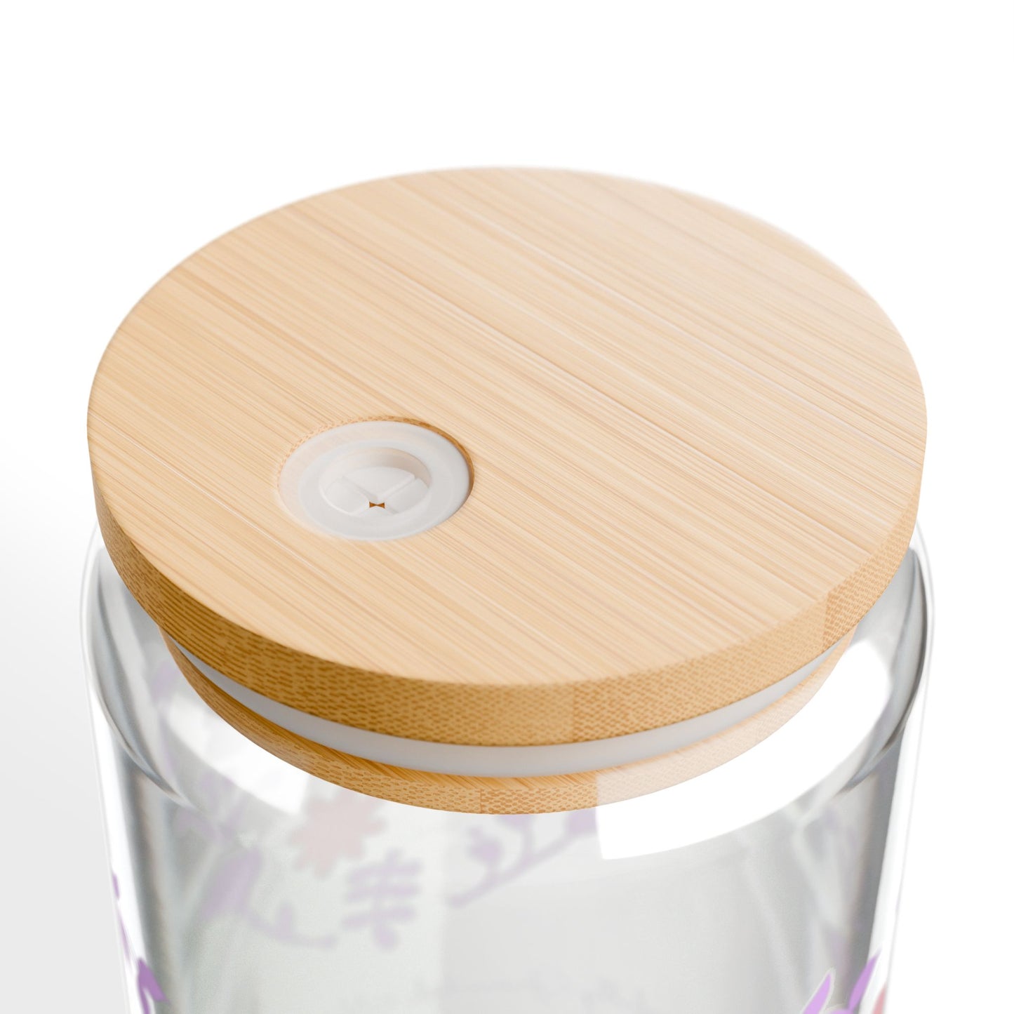 Floral Sipper Glass, 16oz | Eco-Friendly Drinkware for Summer Parties, Gifts, Home Decor, Bridal Showers, and Garden Gatherings
