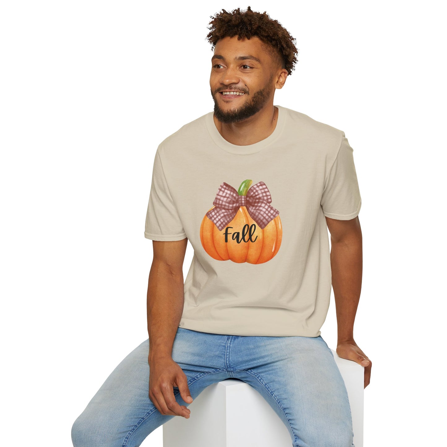 Fall Pumpkin Unisex T-Shirt, Autumn Vibes Tee, Casual Wear Shirt, Halloween Apparel, Thanksgiving Top