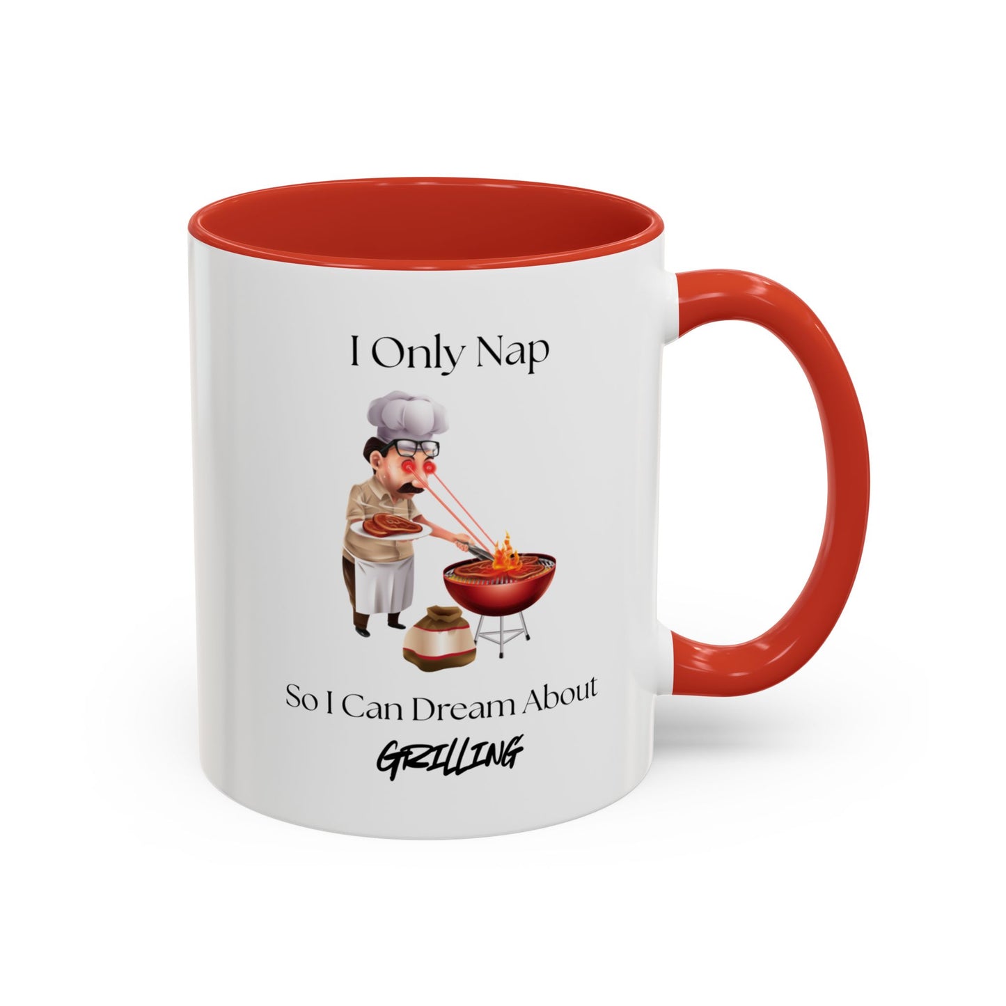 Funny Barbecue Chef Coffee Mug, Gift for Grill Lovers, BBQ Enthusiast Mug, Nap Time Mug, Dad Gift