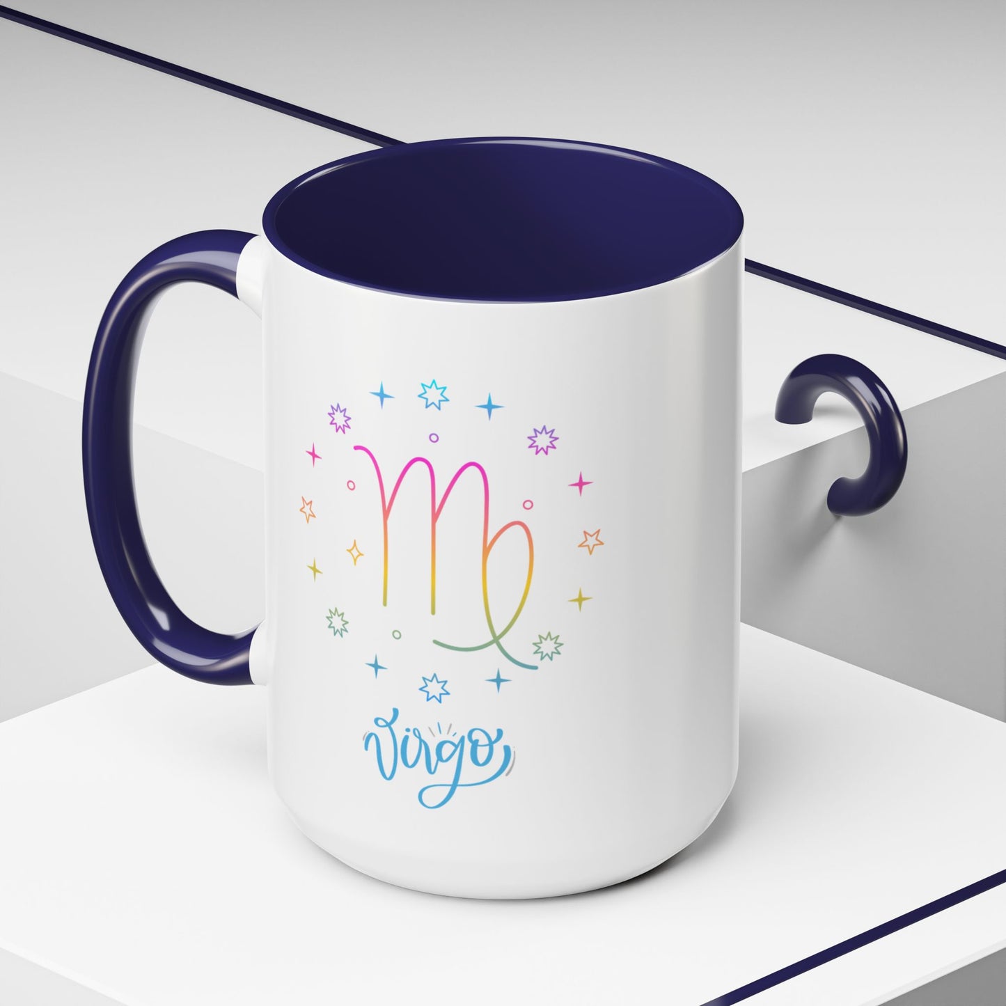 Colorful Zodiac Virgo Coffee Mug - Unique Gift for Astrology Lovers, Personalized Tea Cup, Vibrant Color Mug, Birthday Gift, Horoscope [...]