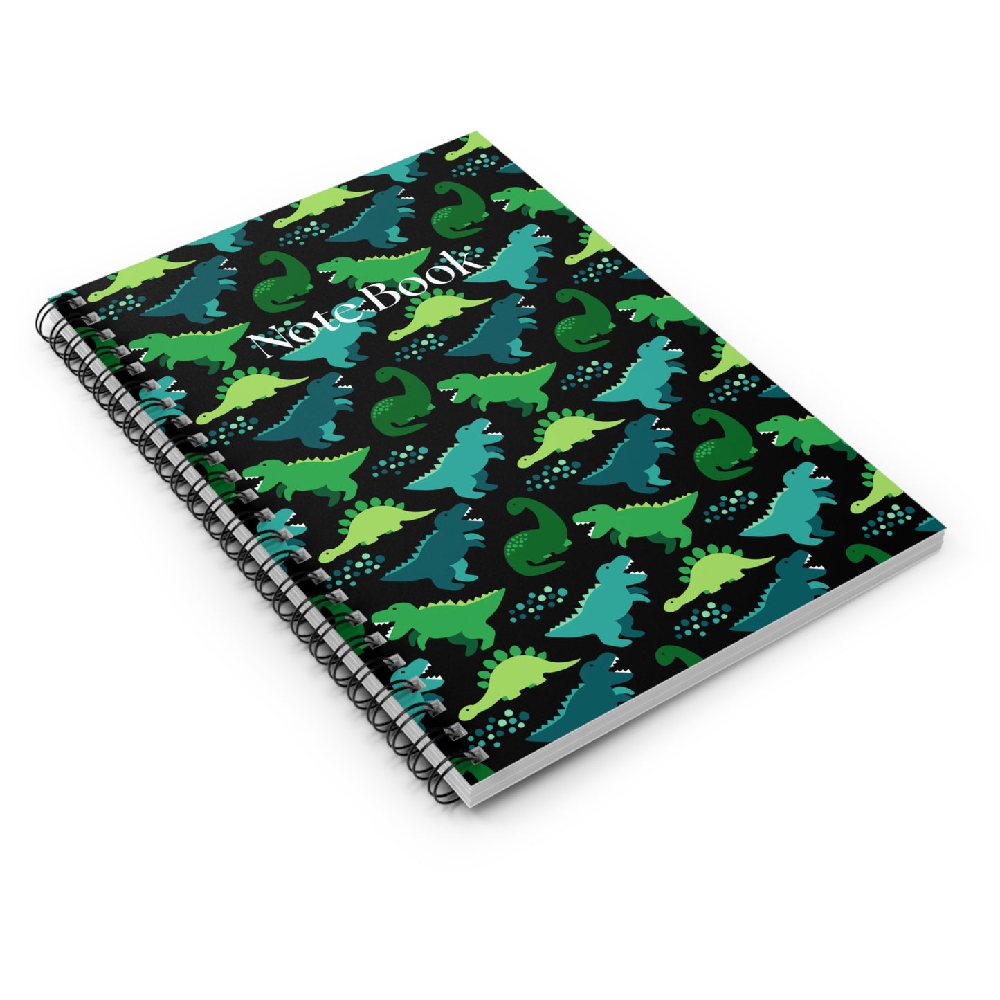 Dino-Themed Spiral Notebook - Perfect for Kids, Jurassic Fans, School Supplies, Gifts, and Journaling
