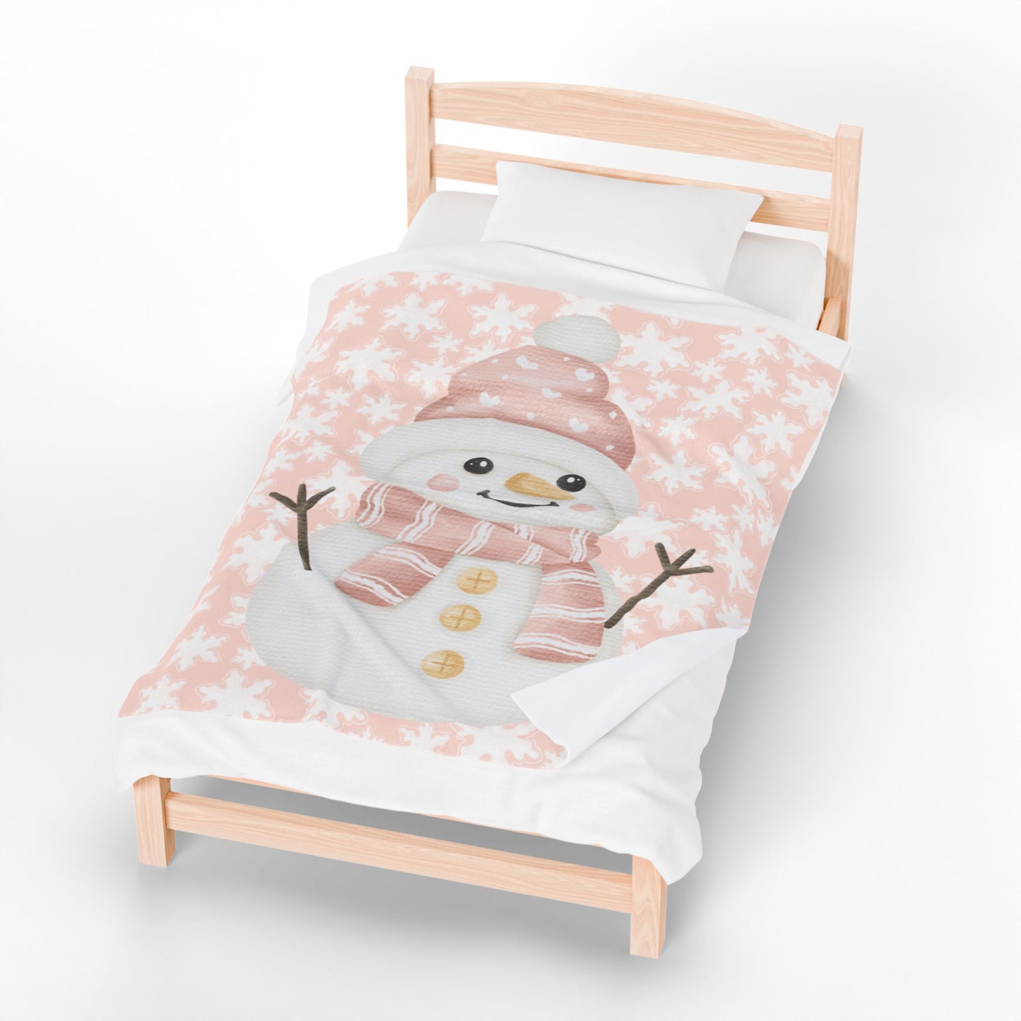 Cozy Snowman Blanket, Winter Decor, Holiday Gift, Plush Throw for Home, Snuggle Up for Christmas, Soft Plush Blanket