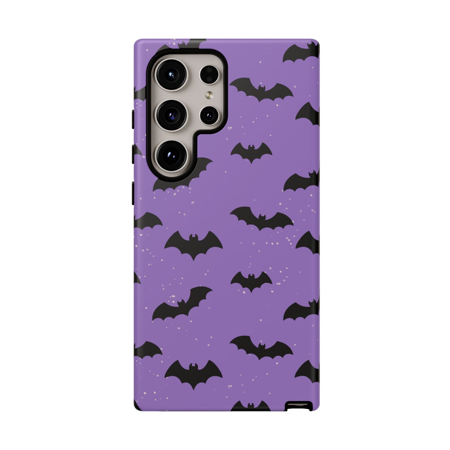 Halloween Bat Phone Case, Cute Purple Bat Phone Cover, Tough Cell Phone Case, Gothic Design, Spooky Gift, Fall Decor