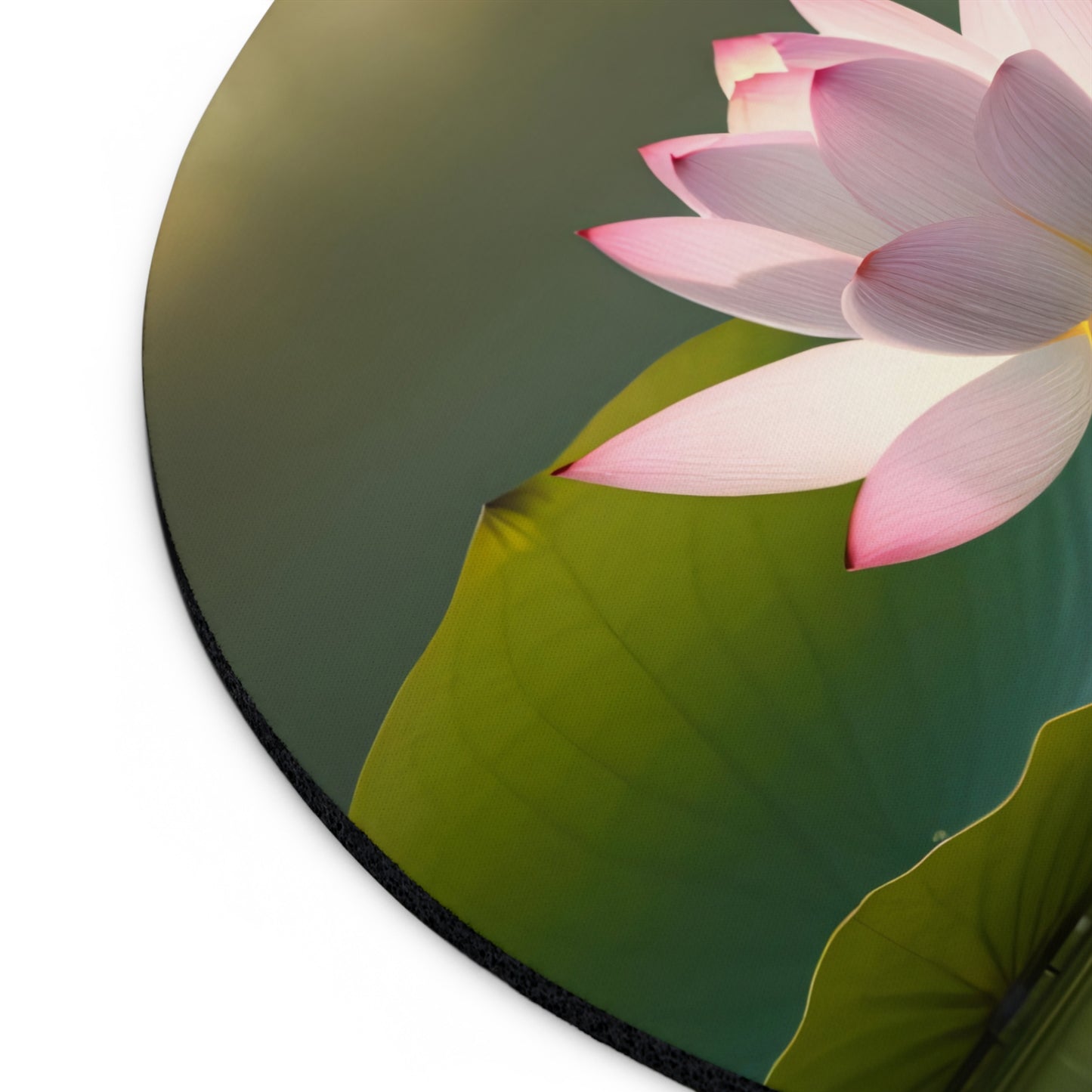 Pink Lotus Flower Mouse Pad | Elegant Desk Accessory, Floral Mouse Mat, Home Office Decor, Gift for Her, Meditation & Study
