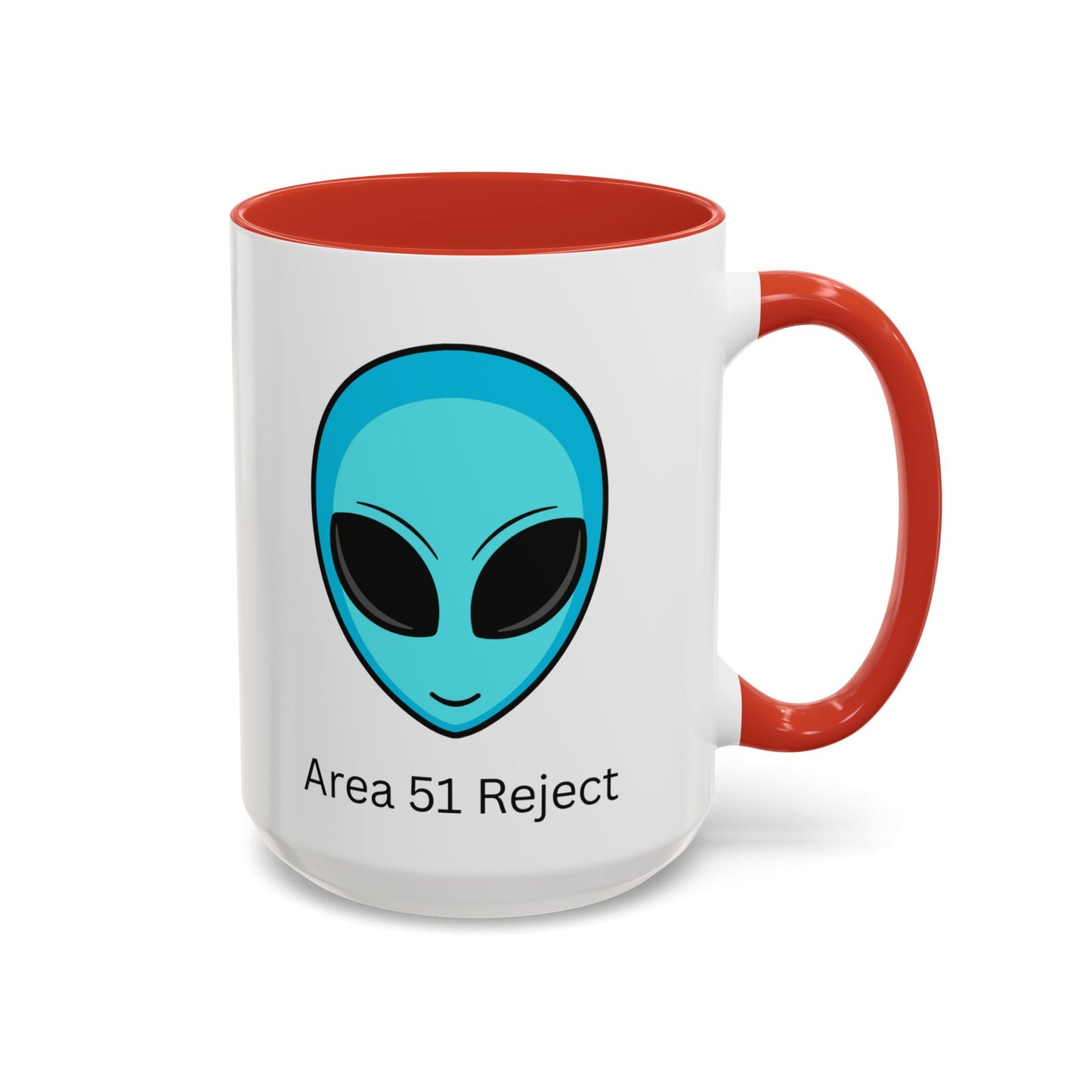 Alien Themed Coffee Mug - Area 51 Reject, Sci-Fi Gift, Quirky Mug, UFO Lovers, Unique Kitchenware