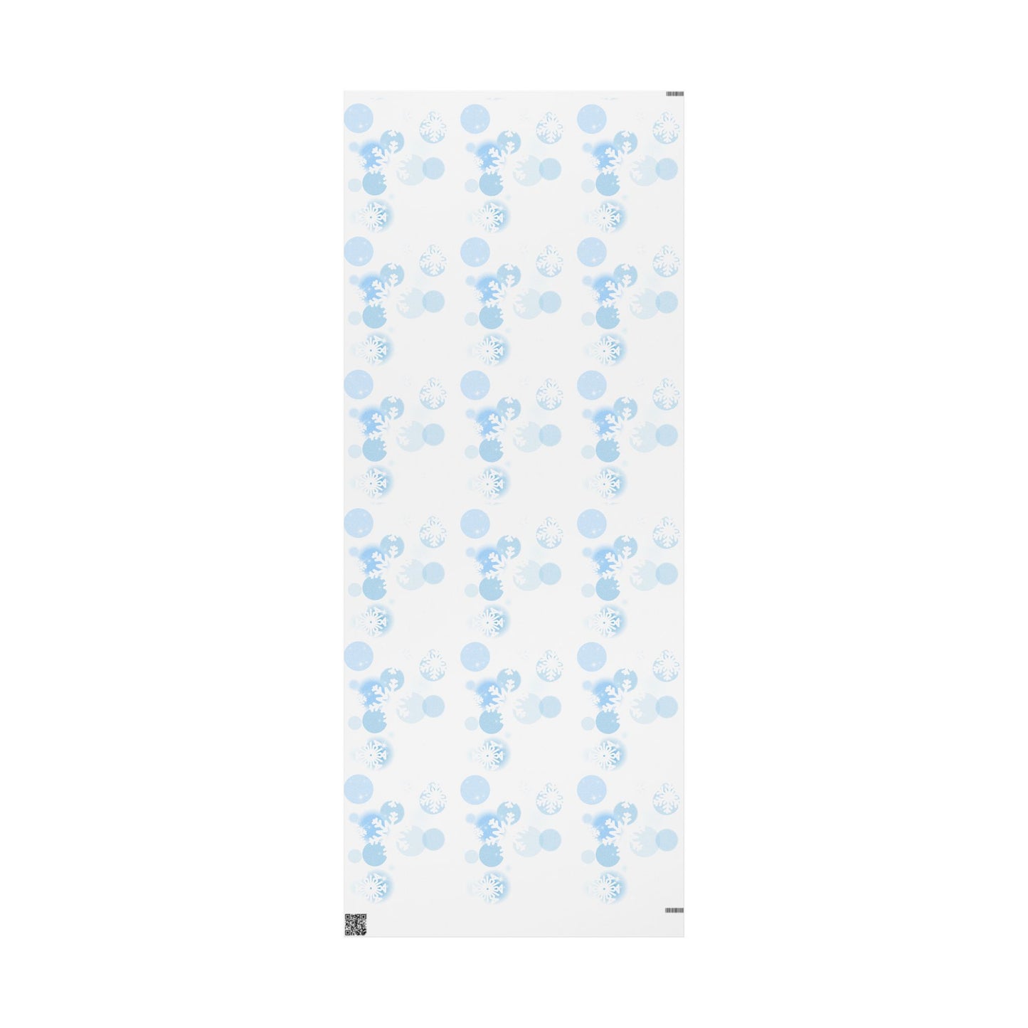 Blue Snowflake Winter Wrapping Paper | Cozy Holiday Gift Wrap