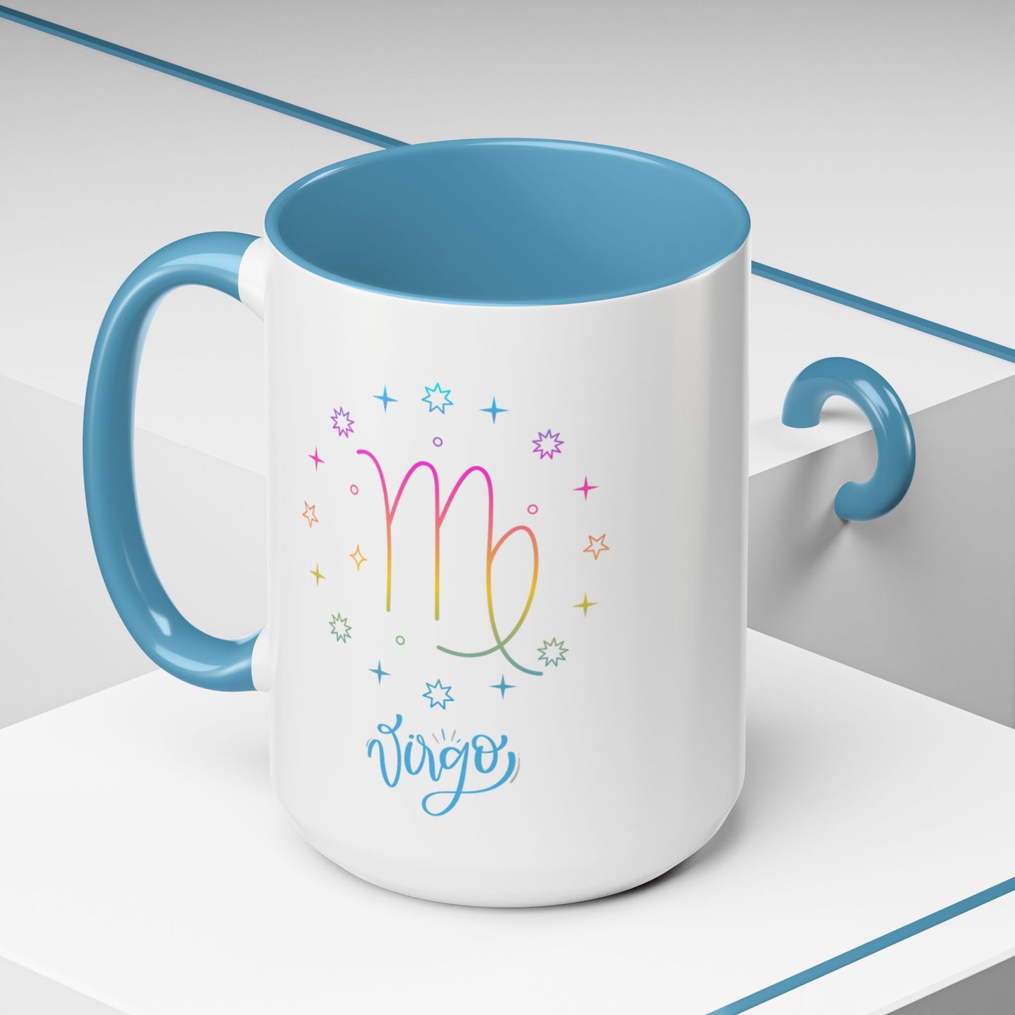 Colorful Zodiac Virgo Coffee Mug - Unique Gift for Astrology Lovers, Personalized Tea Cup, Vibrant Color Mug, Birthday Gift, Horoscope [...]