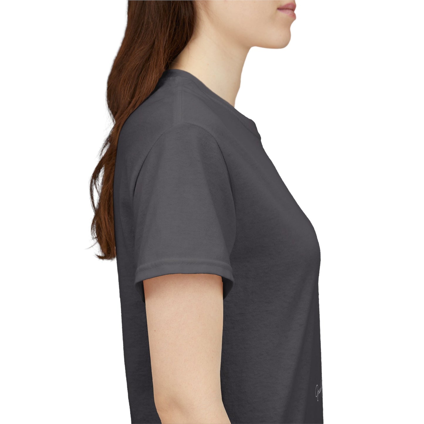 Gracefully Grounded Short Sleeve Tee, Floral Heart Inspirational T-Shirt