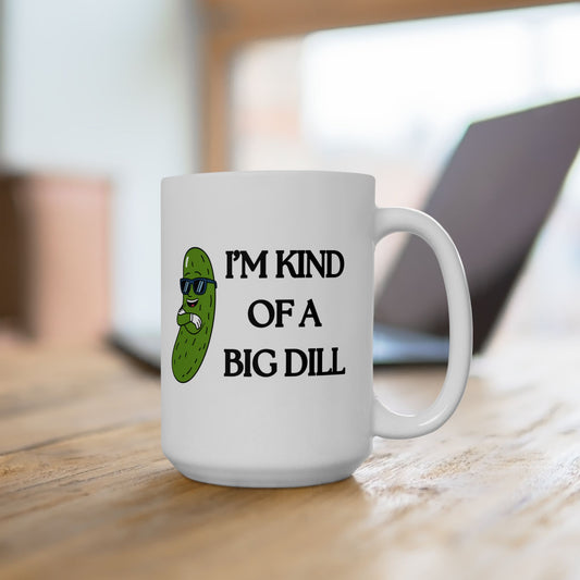 Funny Pickle Mug, Quirky Ceramic Cup, Gift for Friends, Coffee Lover's Humor, Kitchen Decor, Unique Present for Any Occasion