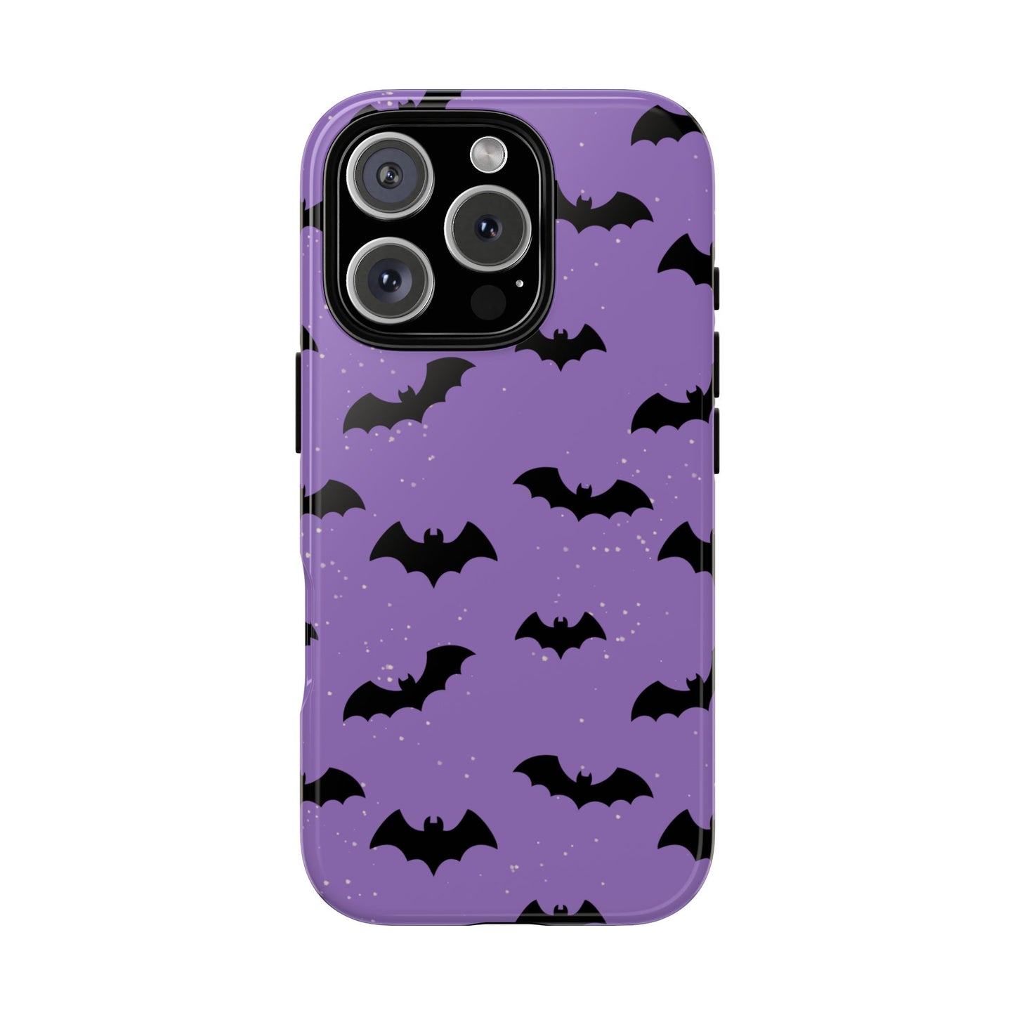 Halloween Bat Phone Case, Cute Purple Bat Phone Cover, Tough Cell Phone Case, Gothic Design, Spooky Gift, Fall Decor