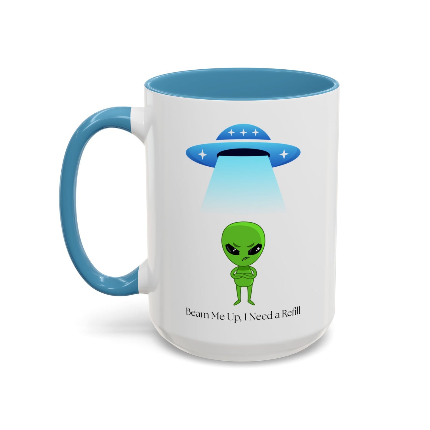 Alien Mug - Beam Me Up, Perfect for Sci-Fi Lovers, Cute Gift for Birthdays, Friends, or Just Your Daily Coffee Fix
