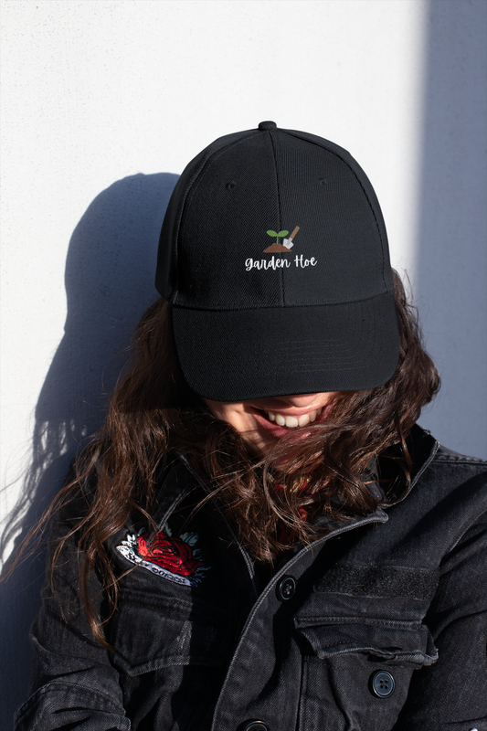 Garden Hoe Embroidered Denim Hat | Perfect Gift for Gardeners, Outdoor Lovers, Eco-Friendly Fashion, Gardening Hat, Spring Outfit