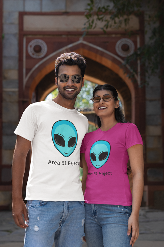 Area 51 Reject – Funny Alien Graphic Unisex T-Shirt