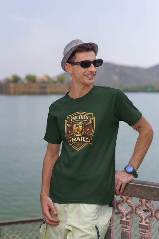 Par Then Bar Golf Shirt | Funny Golf Drinking Tee