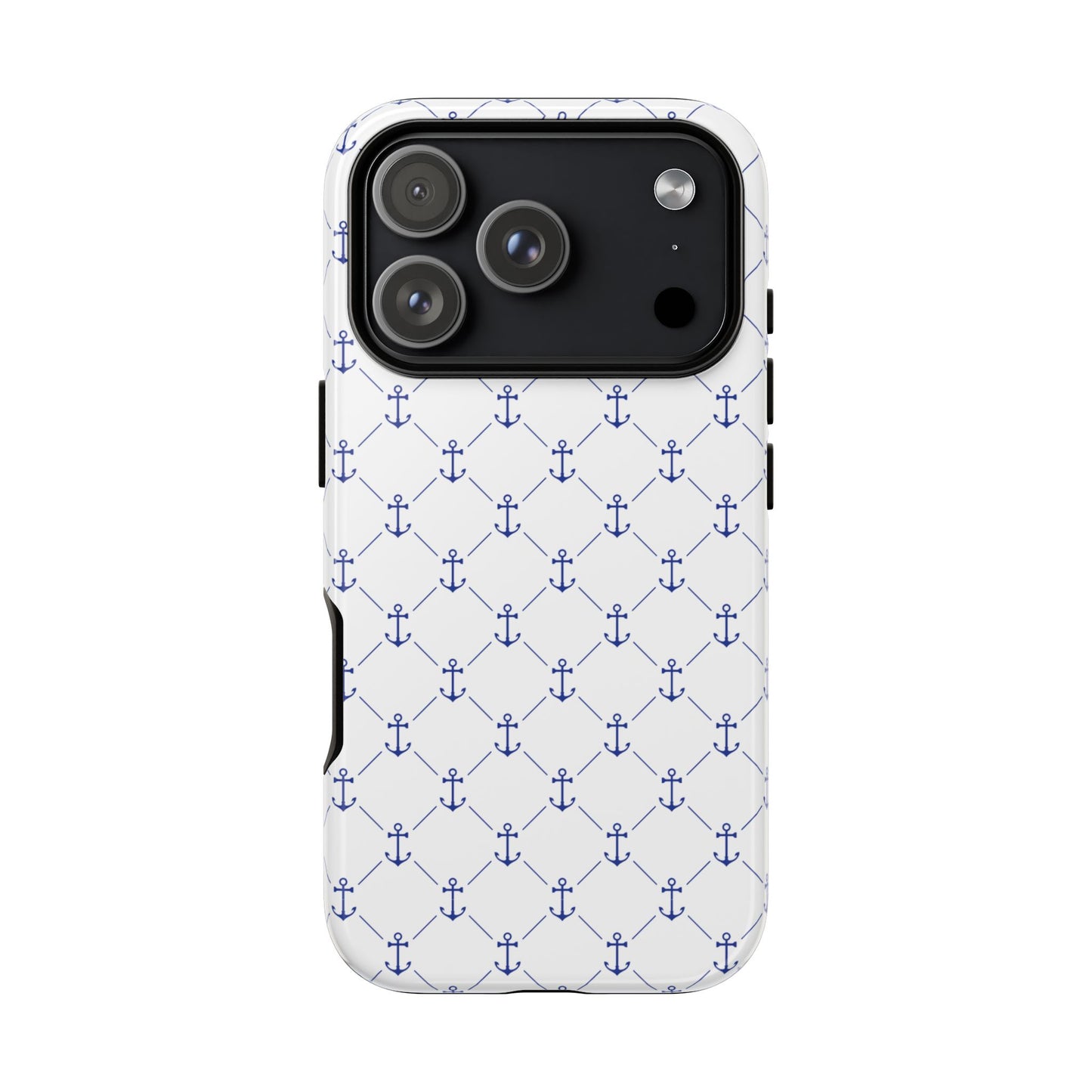 Blue Anchor Phone Case: Nautical Design for Maritime Lovers, Gifts for Sailors, Beach Lovers' Accessories, Great for Summer