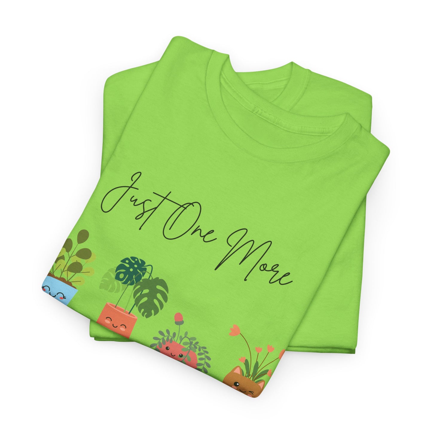 Plant Lover T-Shirt, Just One More Plant Tee, Cute Gardening Gift, Eco-Friendly Apparel, Unisex Cotton Tee, Plant Mom Merch