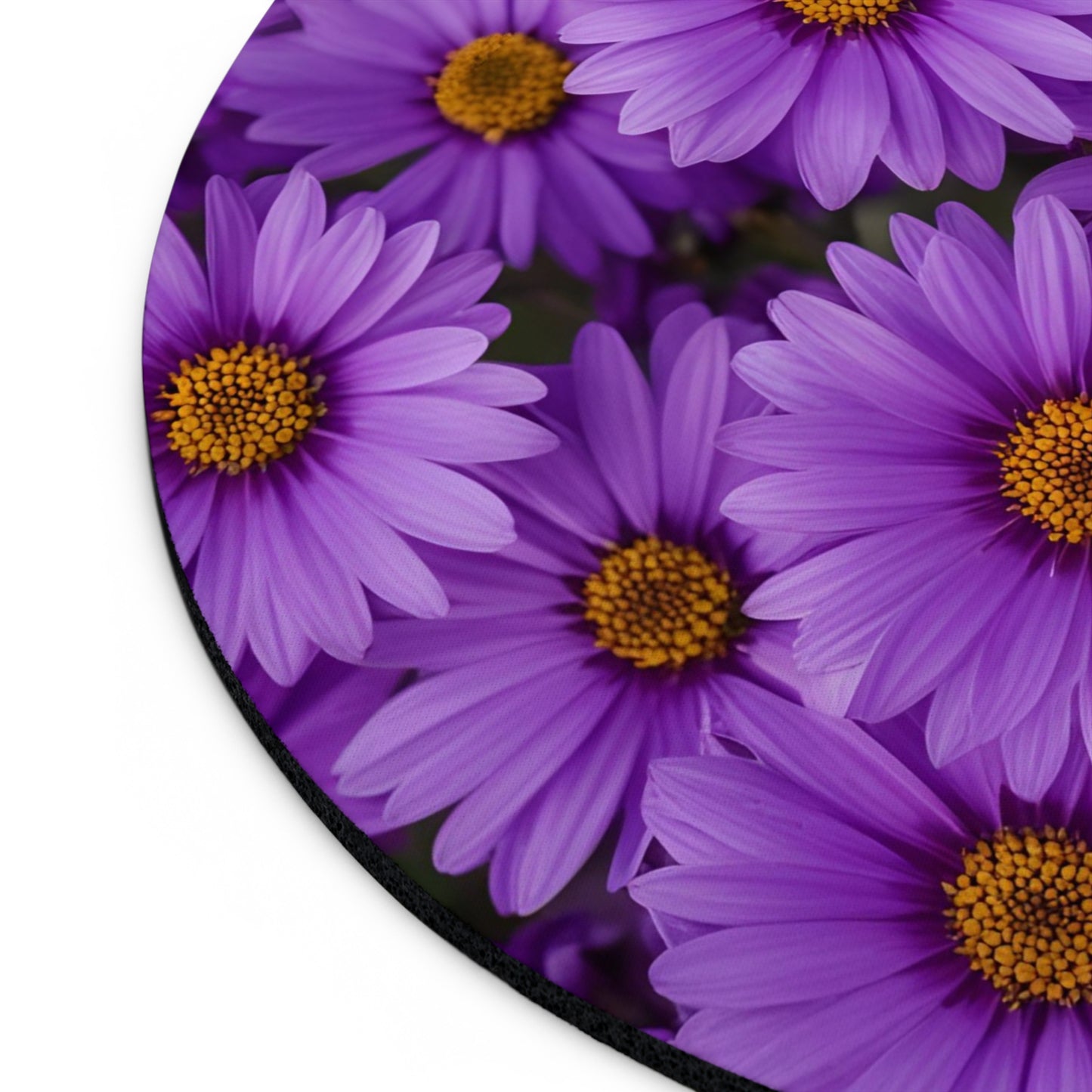 Purple Daisy Mouse Pad, Floral Desk Accessory, Office Decor, Computer Gift, Spring Vibe
