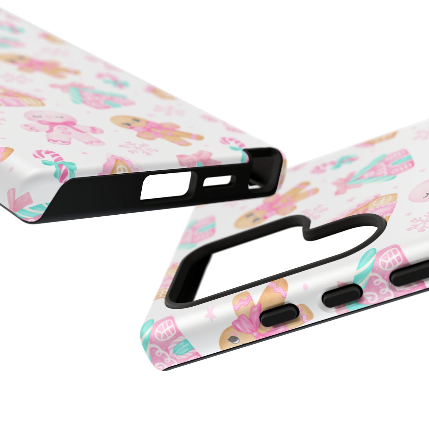 Gingerbread House & Candy Cane Phone Case – Cute Holiday Cover for iPhone, Samsung & Pixel