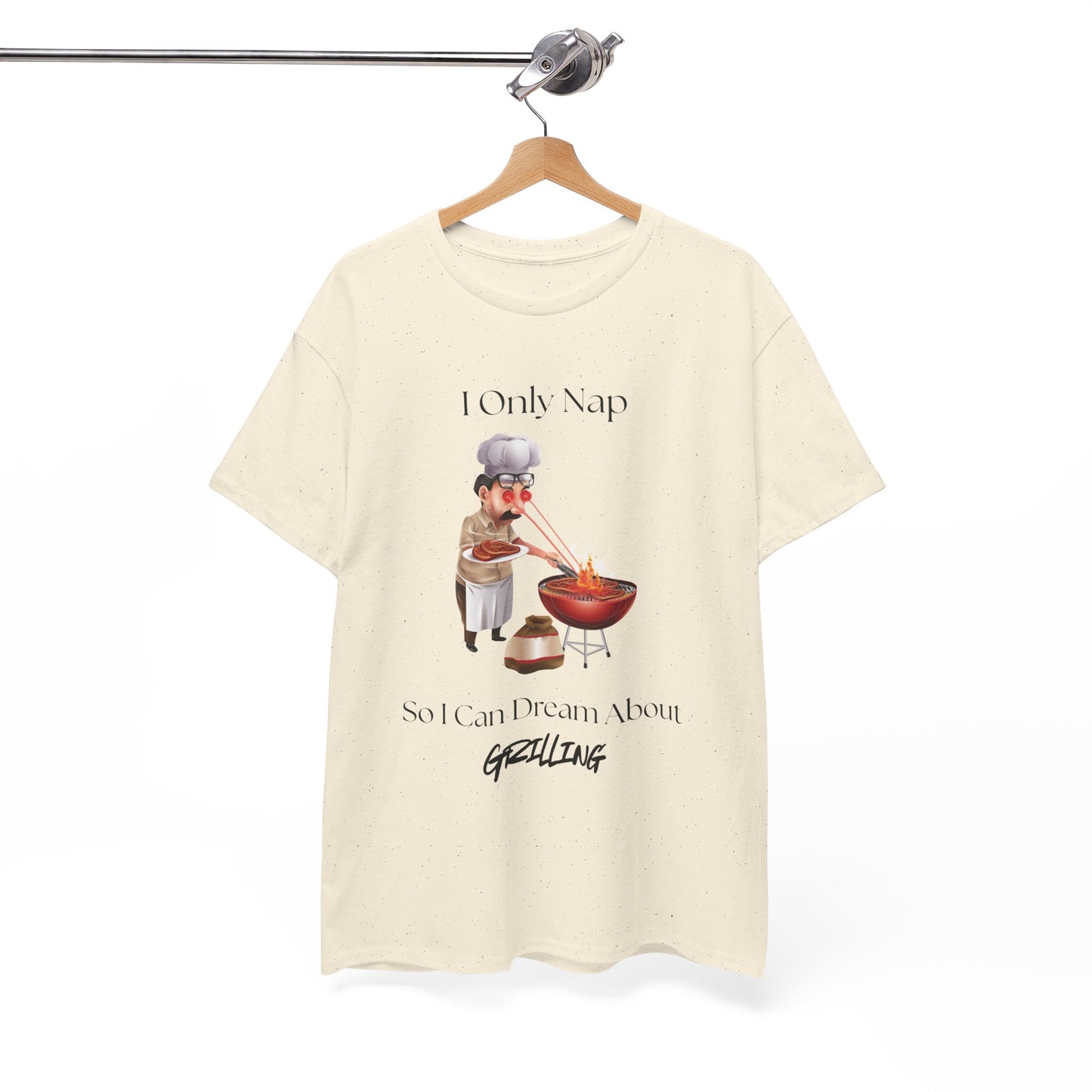 Chef Nap Unisex Heavy Cotton Tee | Funny Grilling T-Shirt, Gift for Foodies, Father's Day Gift, BBQ Party Apparel