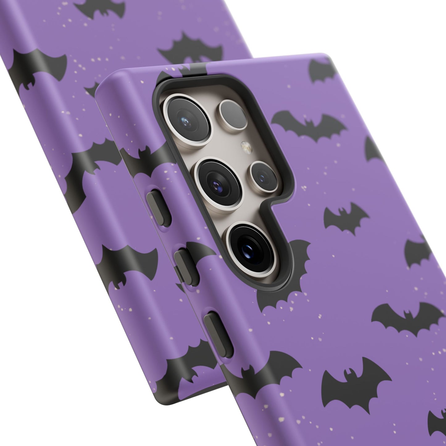 Halloween Bat Phone Case, Cute Purple Bat Phone Cover, Tough Cell Phone Case, Gothic Design, Spooky Gift, Fall Decor