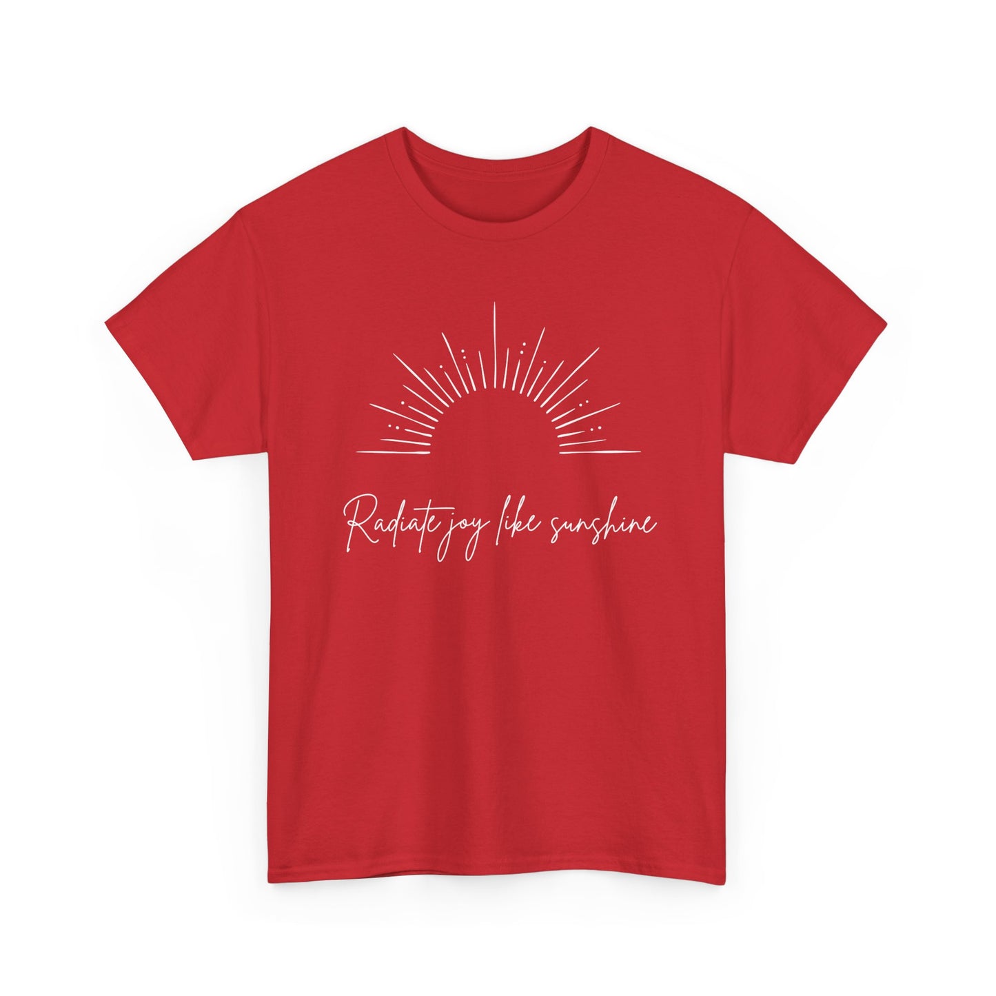 Radiate Joy Unisex Heavy Cotton Tee - Comfortable Casual Wear, Ideal for Gifting, Everyday Use, Perfect for Outdoor Activities, [...]