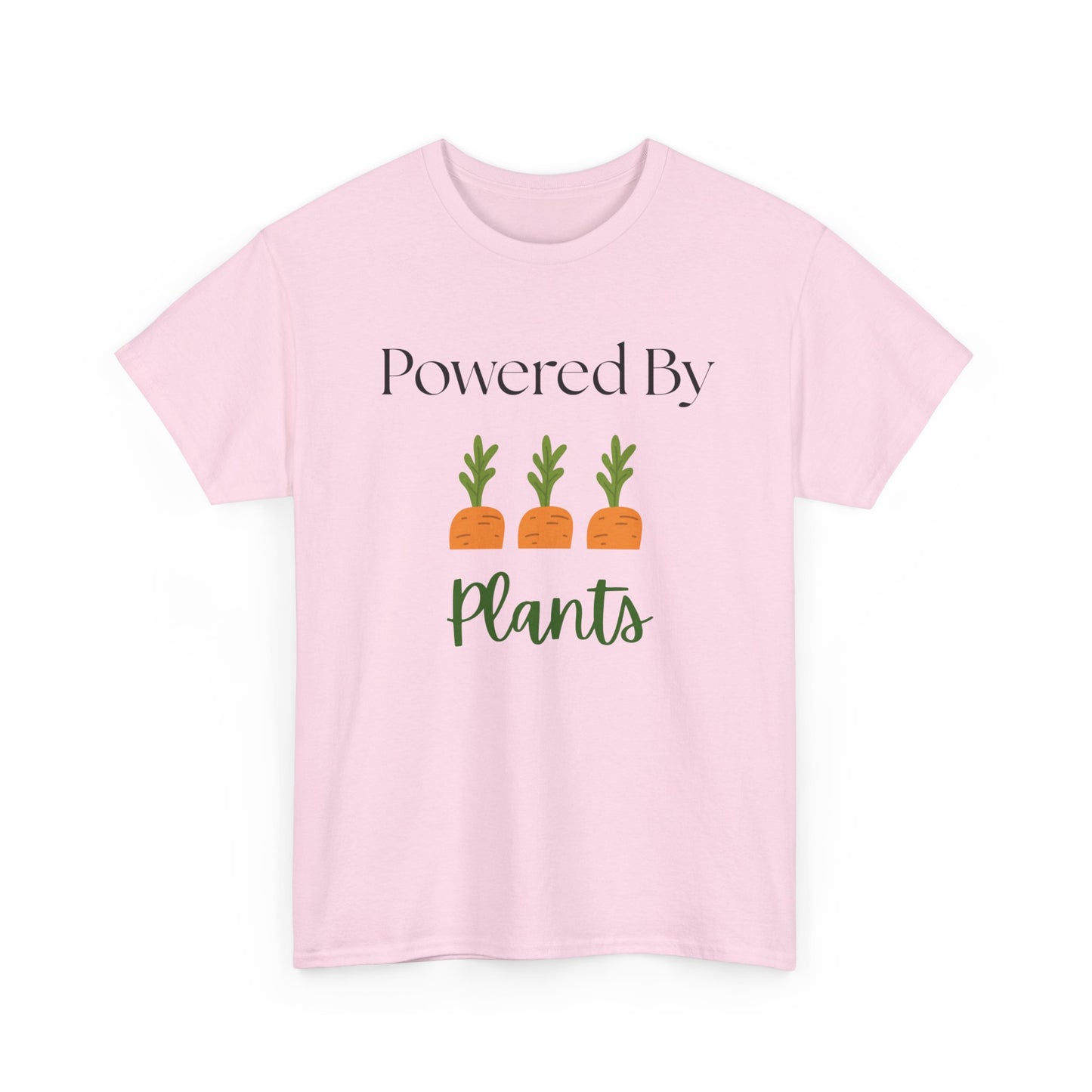 Powered By Plants Unisex Tee - Perfect for Vegans, Eco-Friendly Gifts, Organic Enthusiasts, Gardener, Everyday Wear