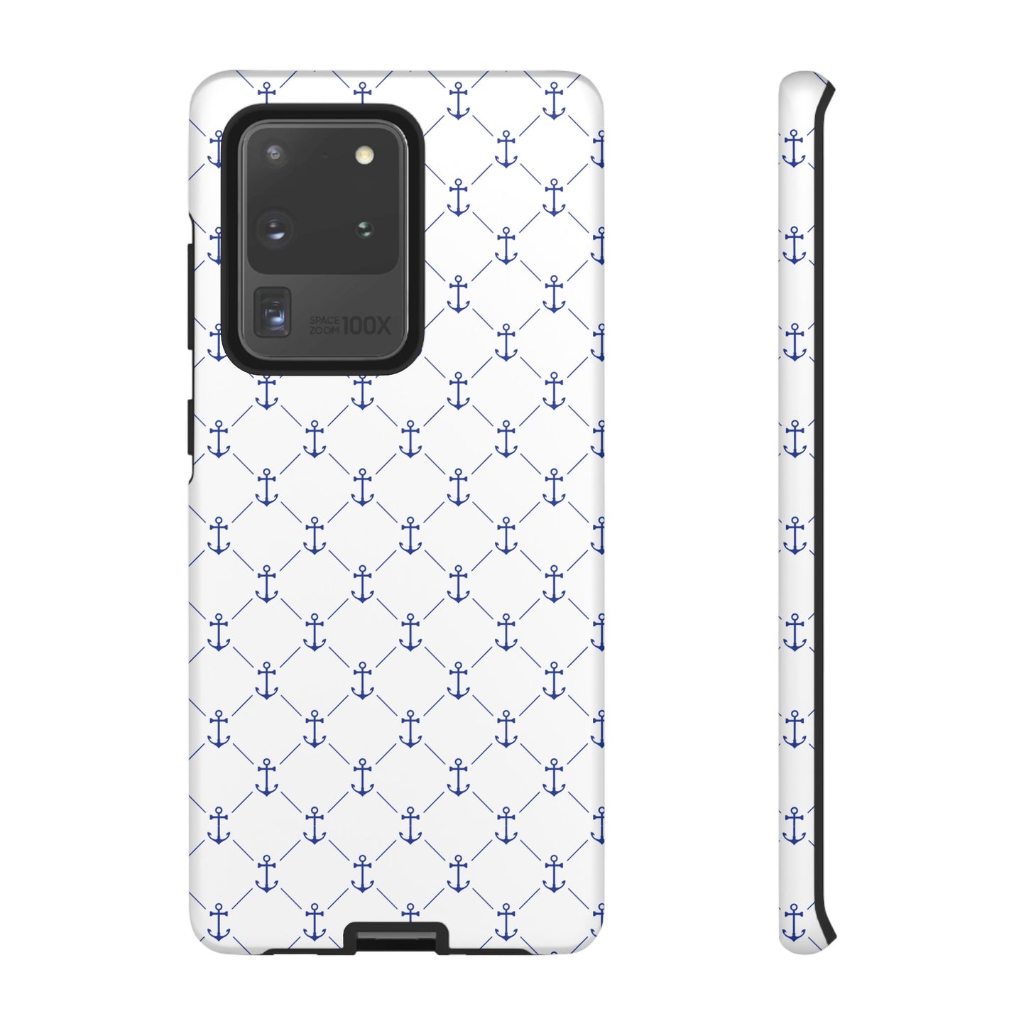 Blue Anchor Phone Case: Nautical Design for Maritime Lovers, Gifts for Sailors, Beach Lovers' Accessories, Great for Summer