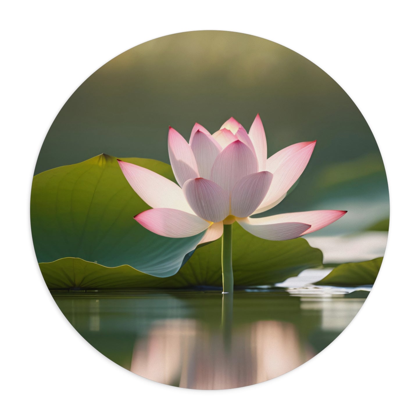 Pink Lotus Flower Mouse Pad | Elegant Desk Accessory, Floral Mouse Mat, Home Office Decor, Gift for Her, Meditation & Study