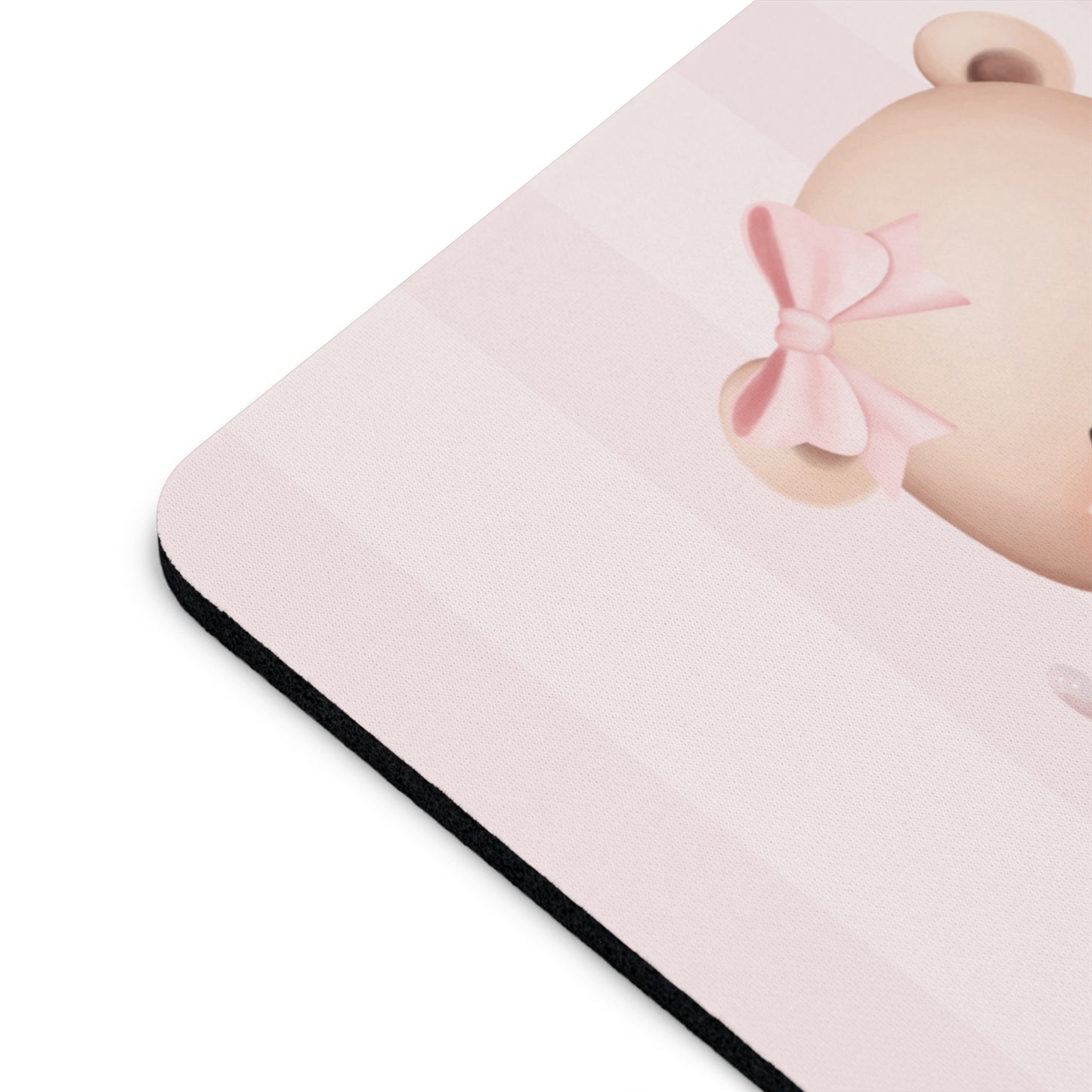 Cute Bear Reading Mouse Pad, Desk Accessory, Gift for Students, Home Office Decor, Personalized Mouse Pad