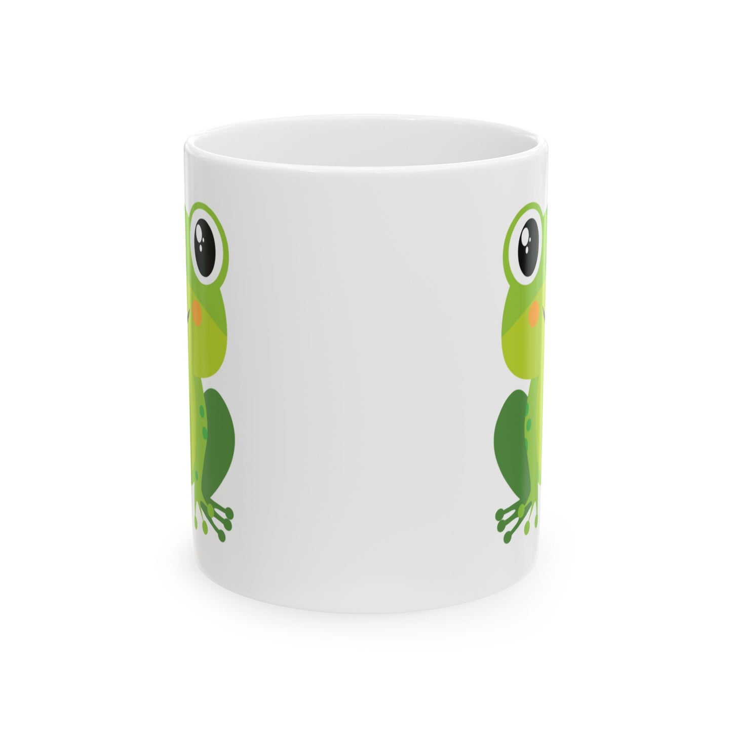 Frog Ceramic Mug, Cute Frog Mug for Nature Lovers, Gift for Frog Enthusiasts, Fun Gift for Kids and Adults