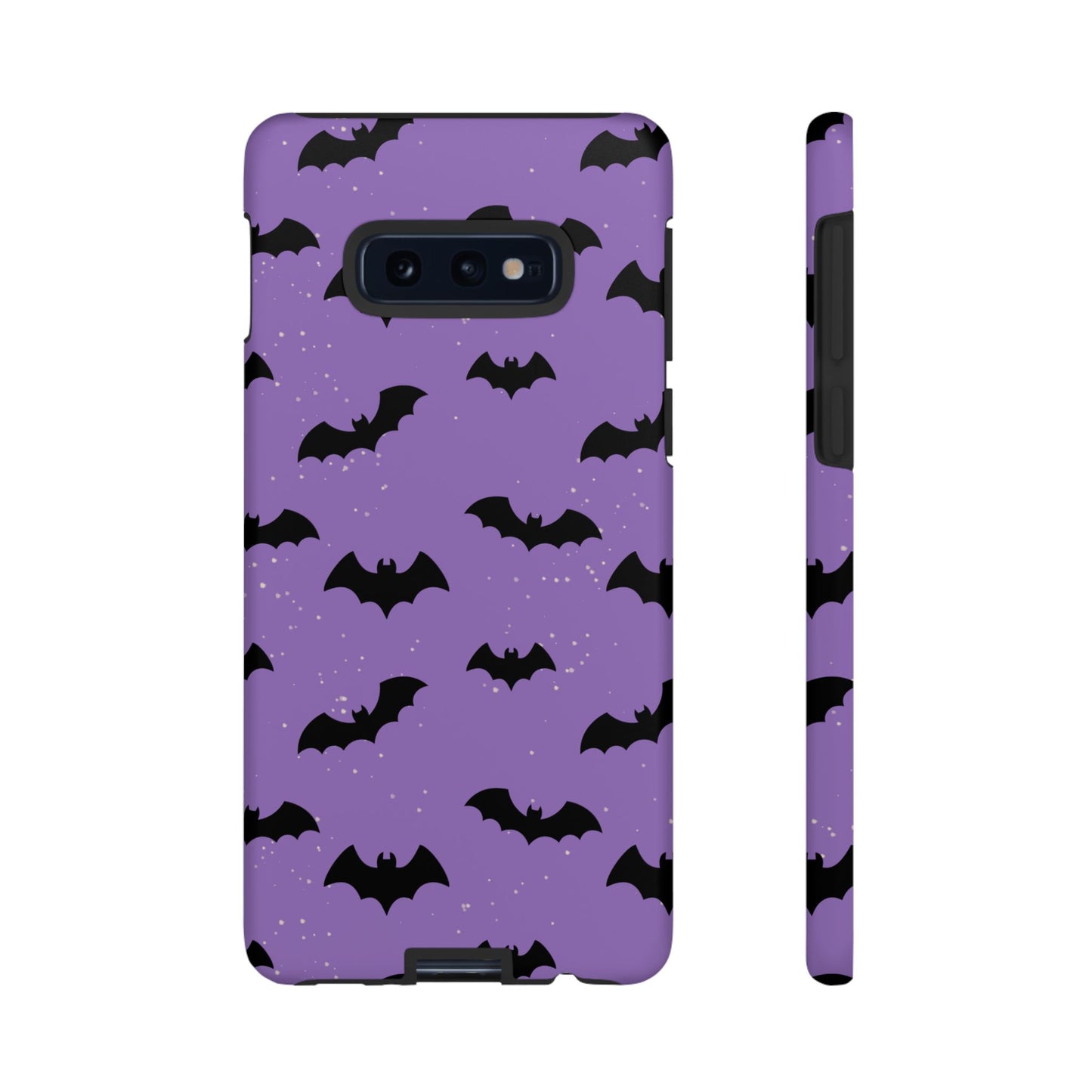 Halloween Bat Phone Case, Cute Purple Bat Phone Cover, Tough Cell Phone Case, Gothic Design, Spooky Gift, Fall Decor