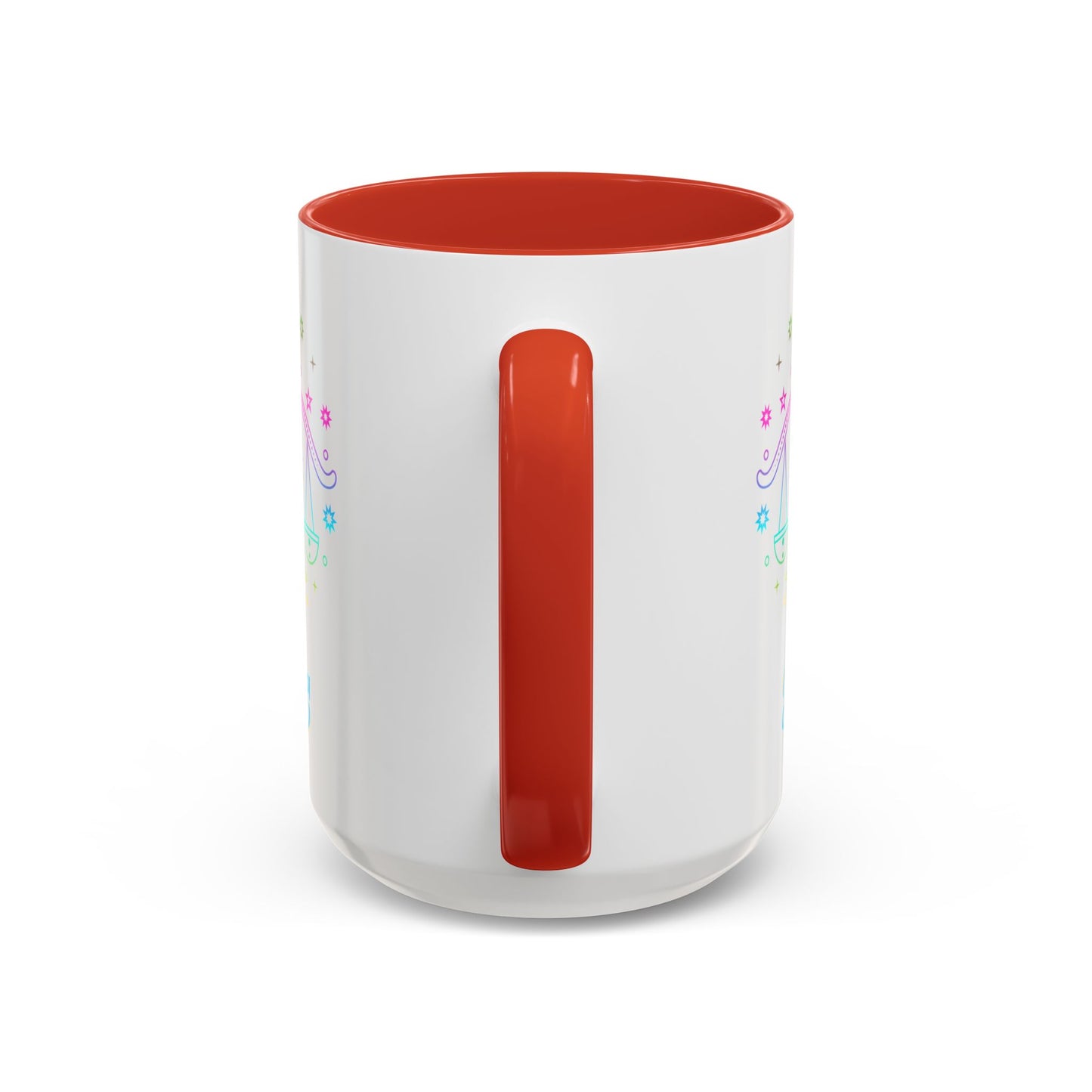 Libra Zodiac Accent Coffee Mug - Colorful Astrology Cup, Astrology Gift, Horoscope Mug, Personalized Coffee Cup, Birthday Gift
