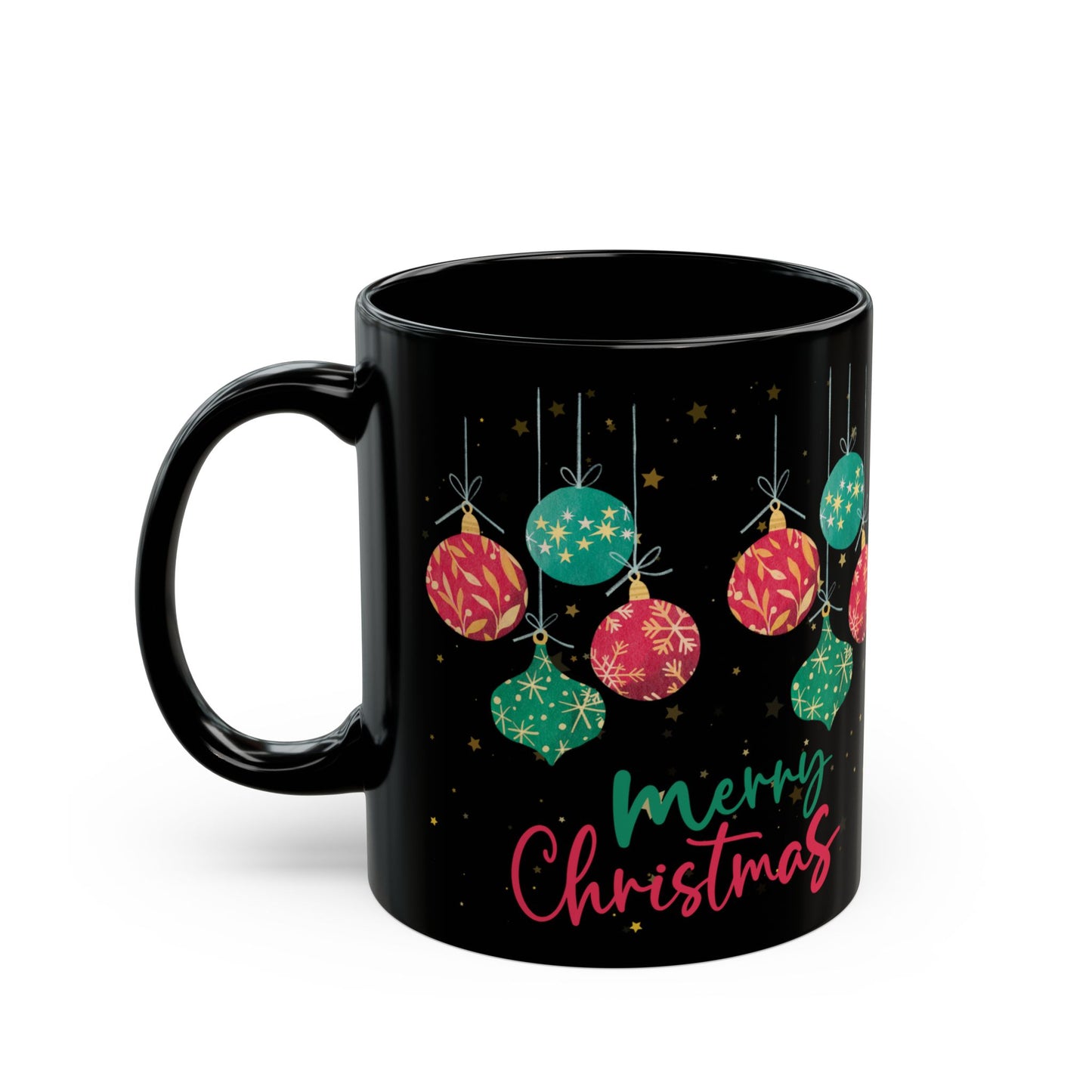 Festive Christmas Mug - Cheerful Holiday Drinkware, Coffee Cup Gift, Xmas Celebration, Ornament Design, Merry Christmas, 11oz 15oz