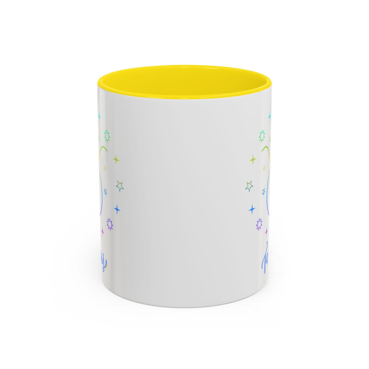 Colorful Taurus Accent Coffee Mug | Zodiac Gift for Astrology Lovers, Unique Personalized Birthday Mug, Paper Gift