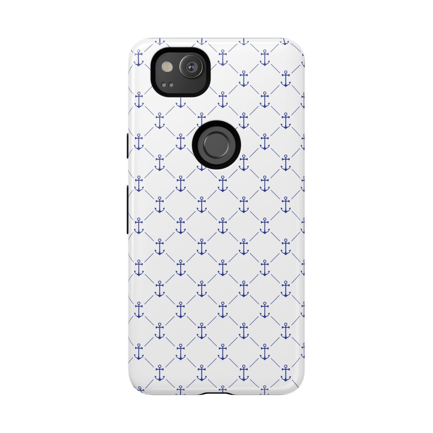 Blue Anchor Phone Case: Nautical Design for Maritime Lovers, Gifts for Sailors, Beach Lovers' Accessories, Great for Summer