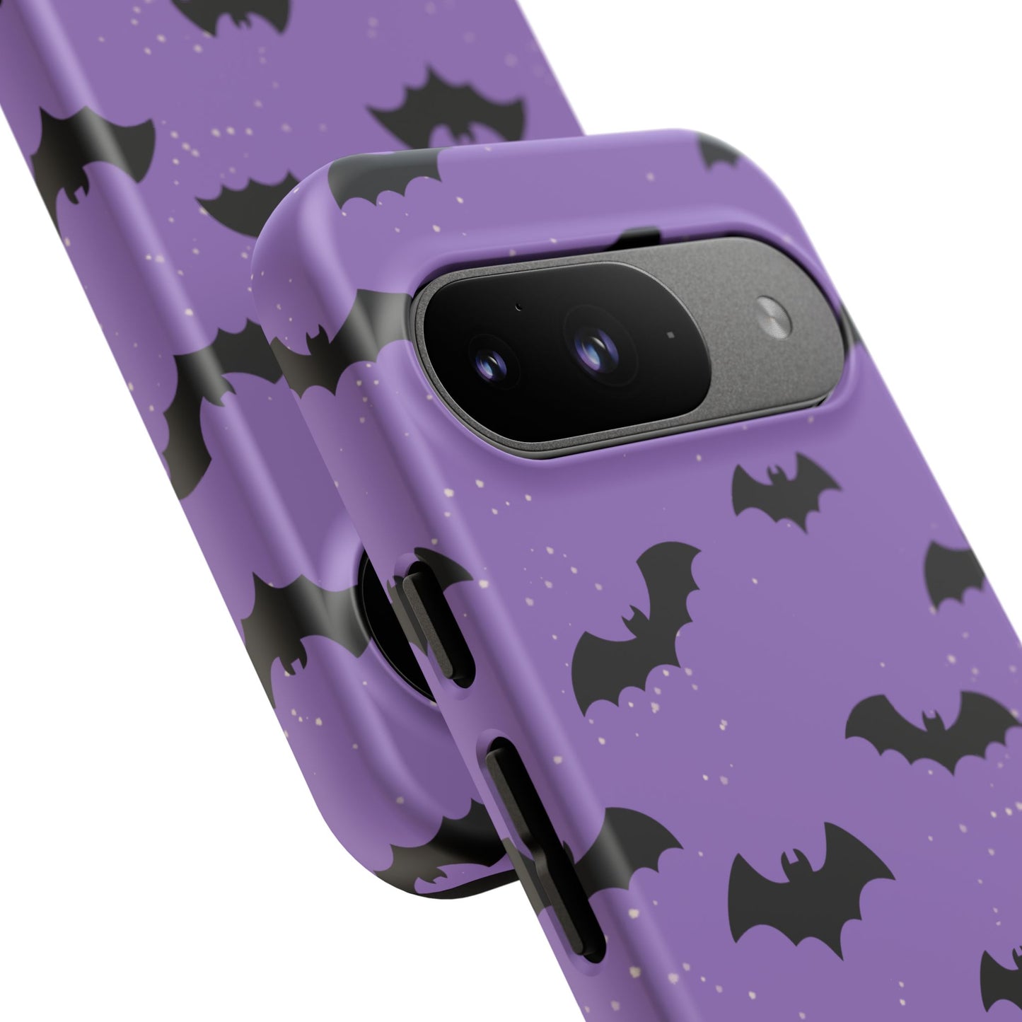Halloween Bat Phone Case, Cute Purple Bat Phone Cover, Tough Cell Phone Case, Gothic Design, Spooky Gift, Fall Decor