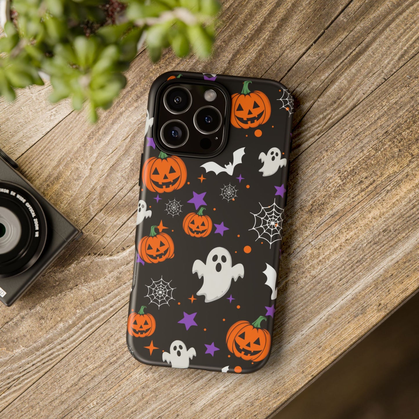 Halloween Phone Case: Spooky Ghosts, Pumpkins & Bats, Trick or Treat, Fall Decor, Halloween Night, October Celebrations