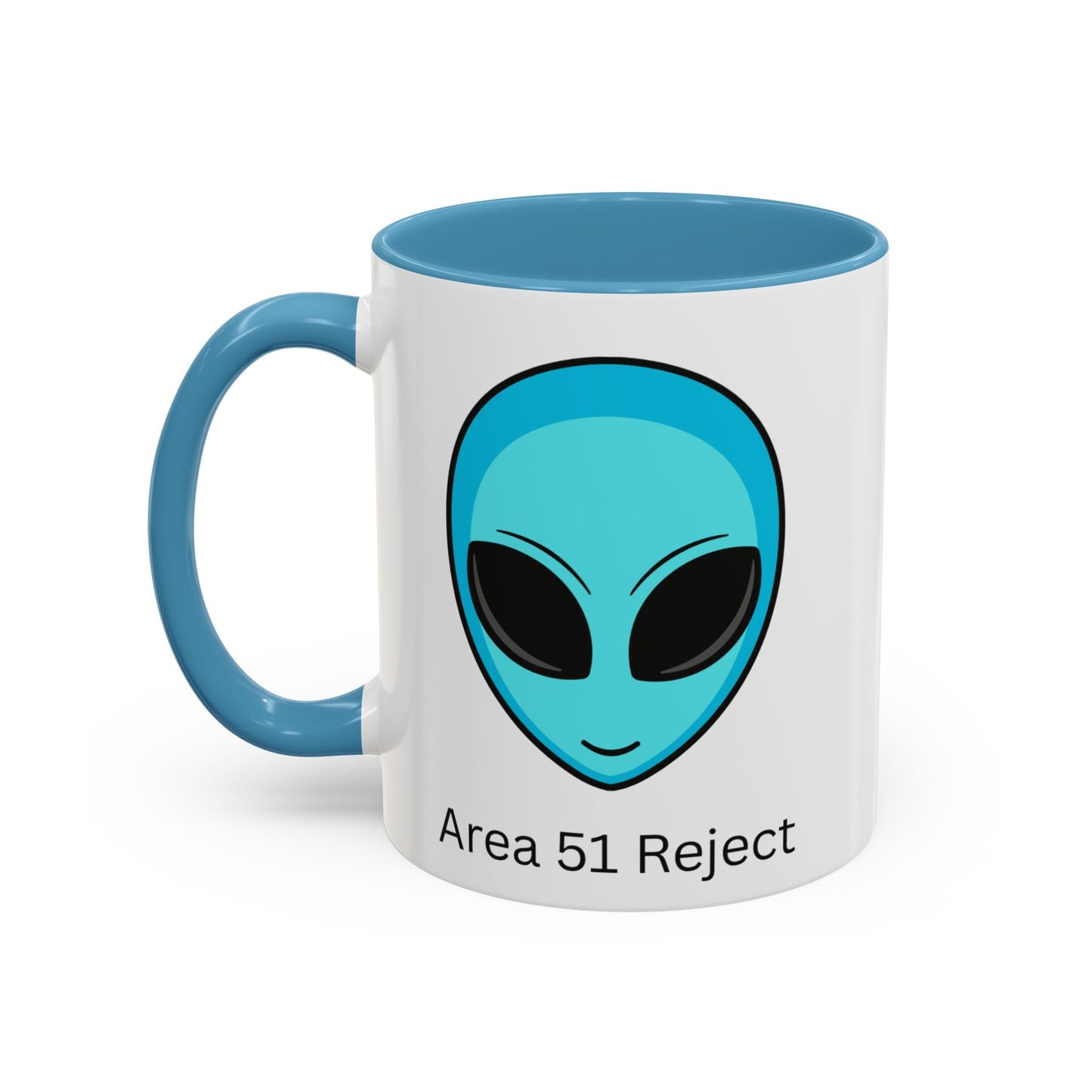 Alien Themed Coffee Mug - Area 51 Reject, Sci-Fi Gift, Quirky Mug, UFO Lovers, Unique Kitchenware