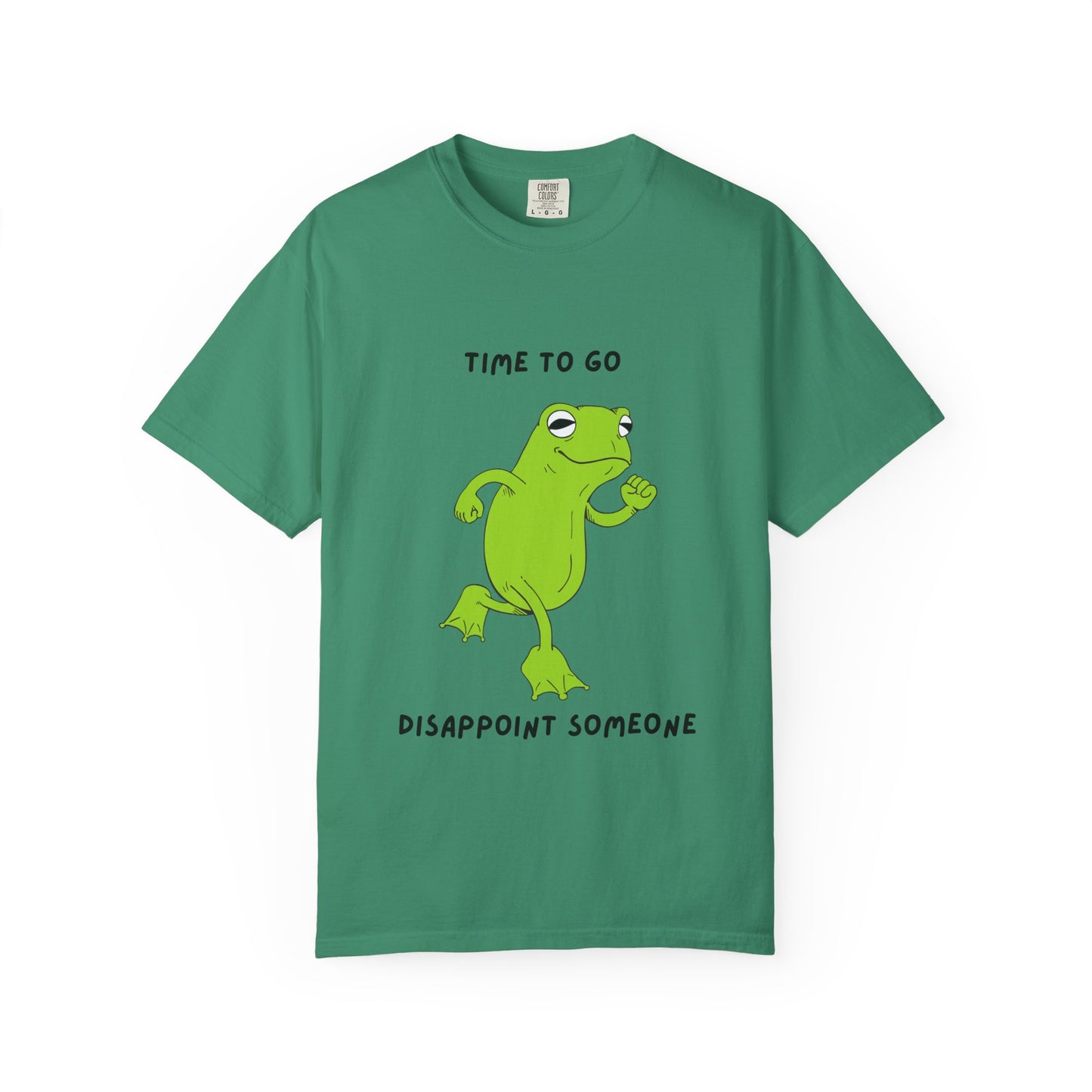 Fun Frog Graphic T-shirt, Quirky Unisex Tee, Catchy Quote Shirt, Gift for Friends, Casual Wear, Perfect for Birthdays