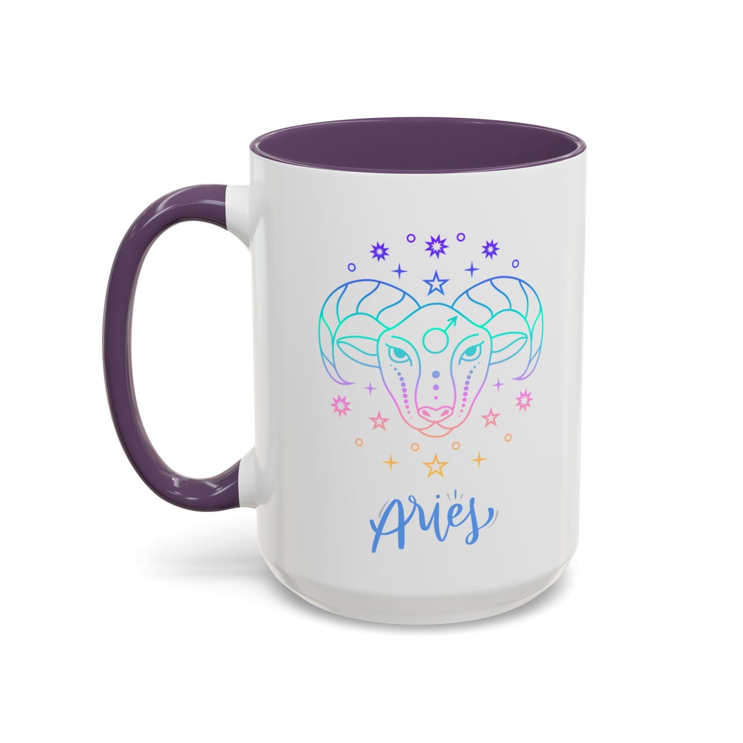 Aries Accent Coffee Mug - Astrology Gift, Zodiac Decor, Horoscope Lover, Perfect for Birthdays or Everyday Use