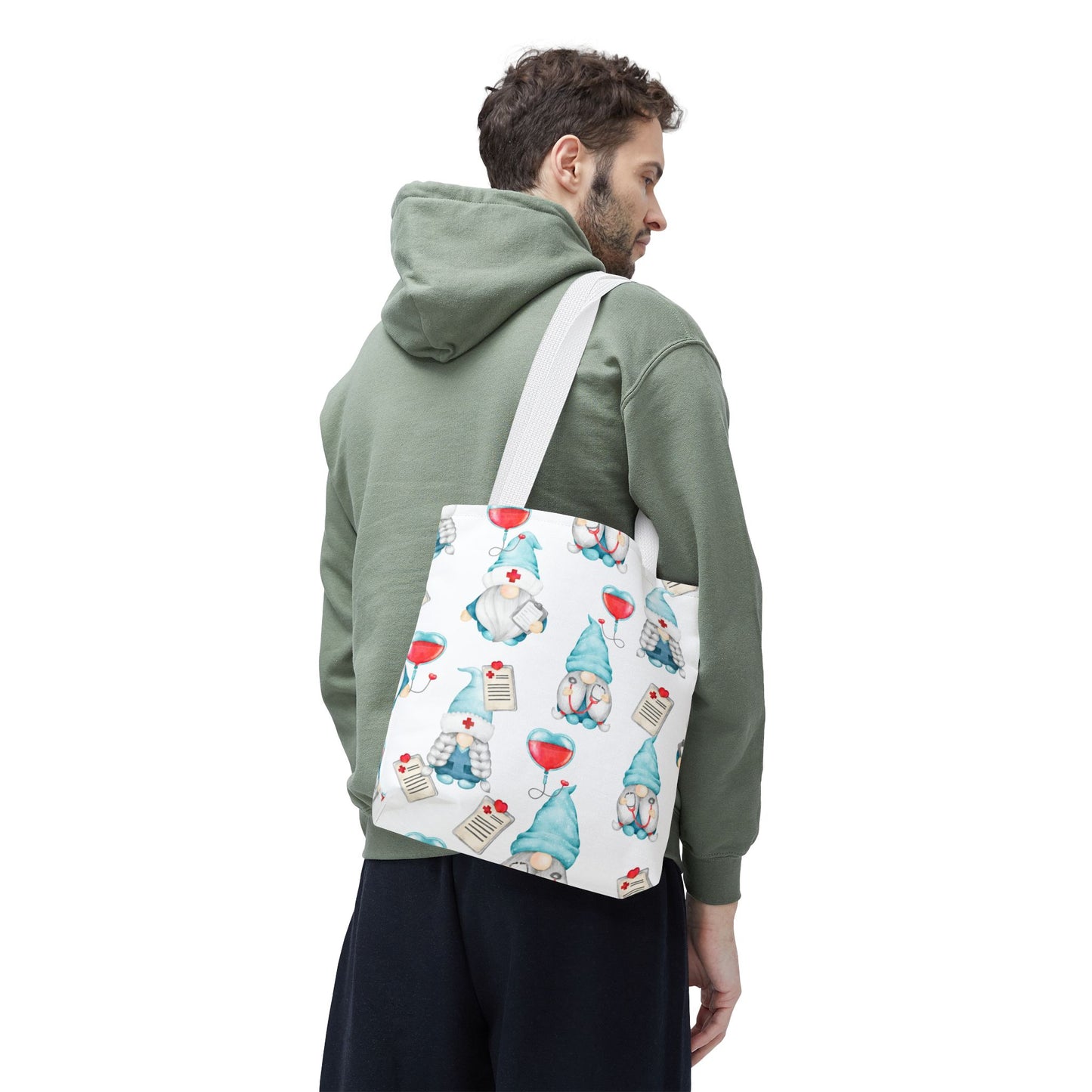 Medical Gnome Tote Bag – Cute Nurse Gift, Doctor Appreciation, Hospital Worker Tote, Healthcare Accessory