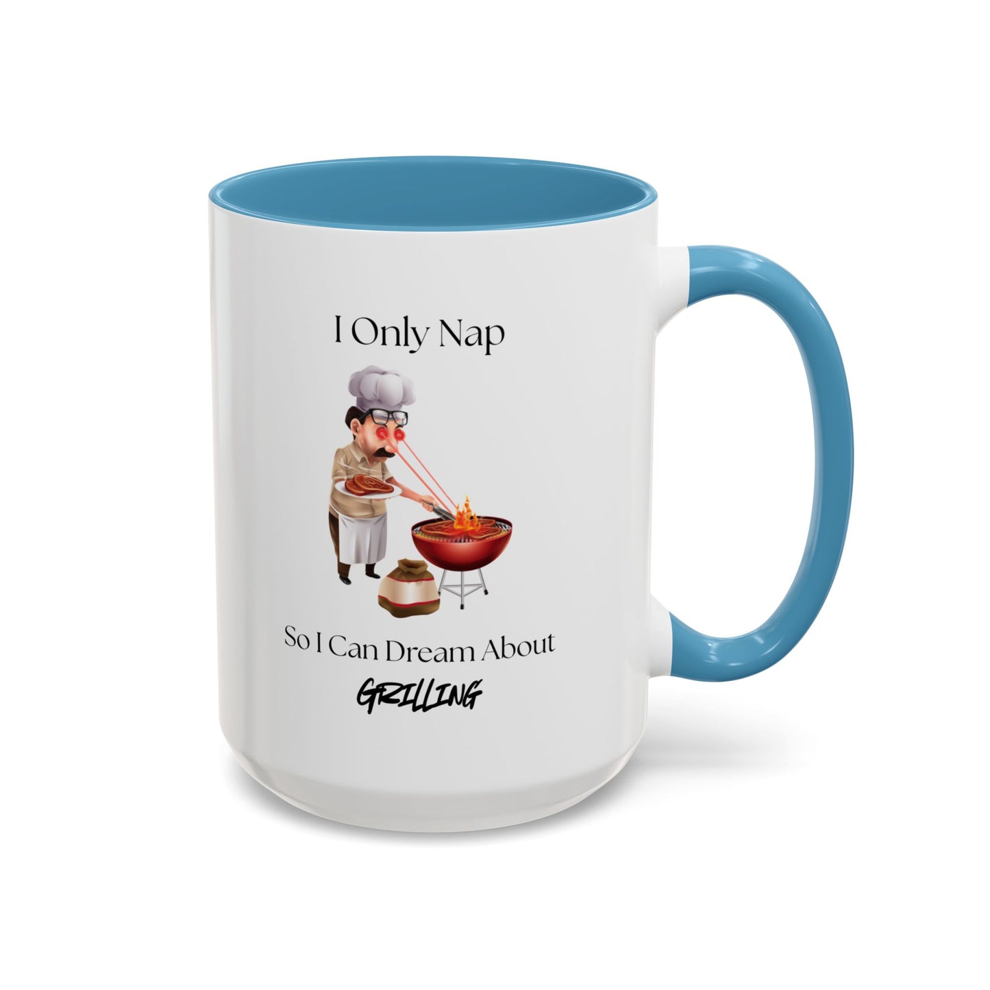 Funny Barbecue Chef Coffee Mug, Gift for Grill Lovers, BBQ Enthusiast Mug, Nap Time Mug, Dad Gift