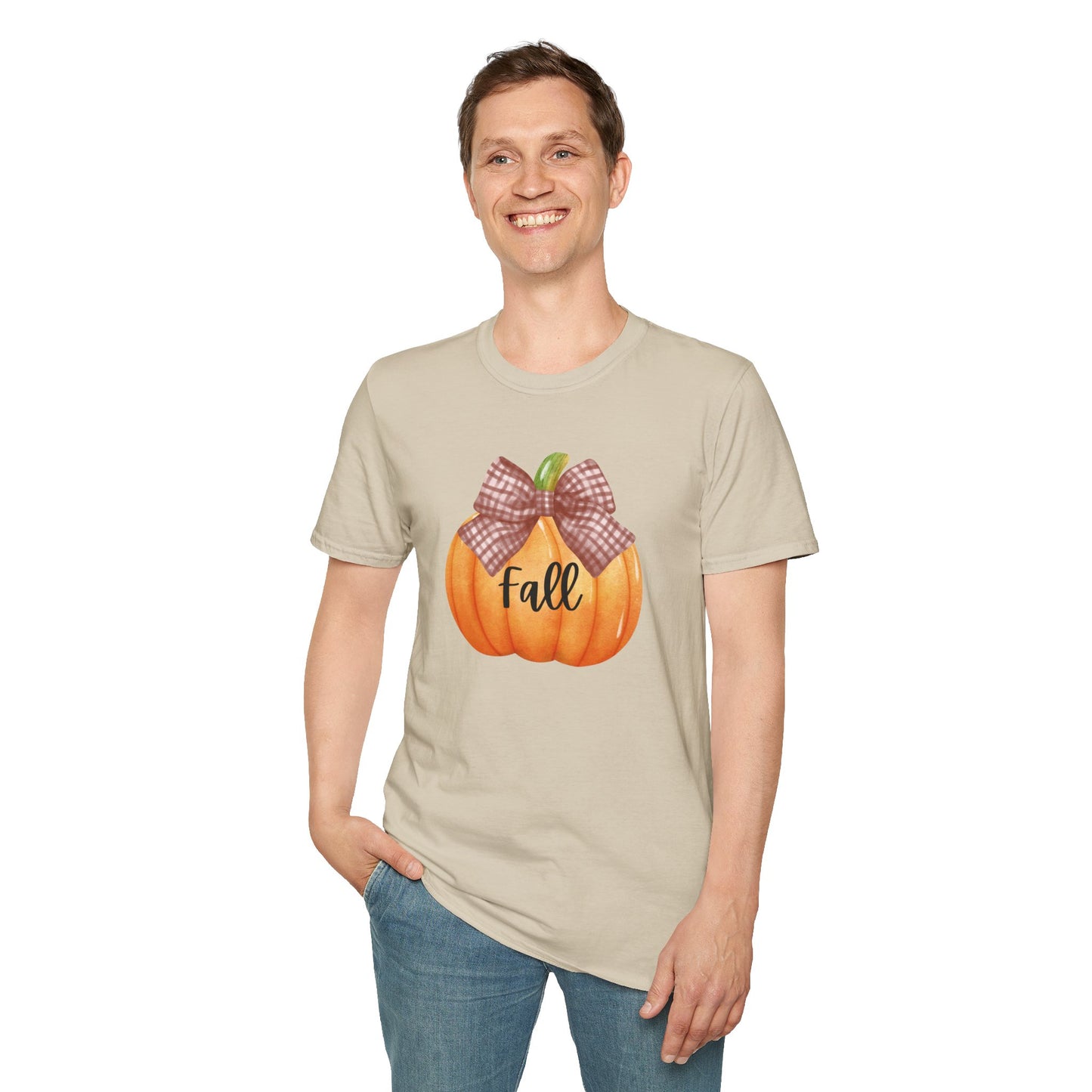 Fall Pumpkin Unisex T-Shirt, Autumn Vibes Tee, Casual Wear Shirt, Halloween Apparel, Thanksgiving Top