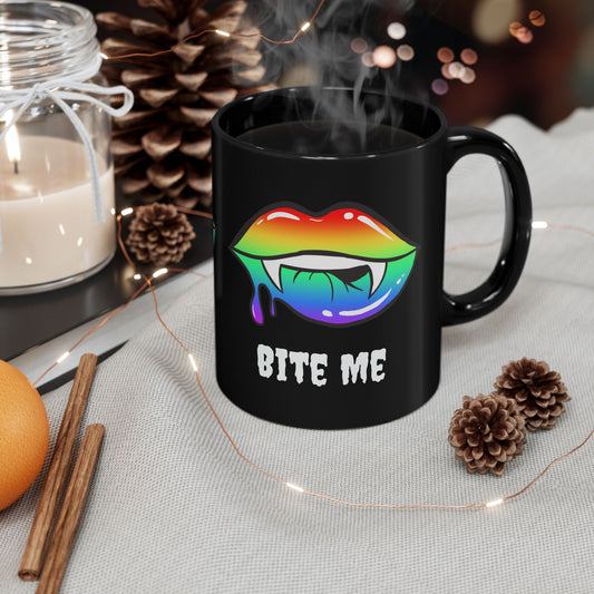 Vibrant Vampire Mug, Halloween Gift, Halloween Decor, Colorful Coffee Cup, Gothic Drinkware, Unique Gift for Her